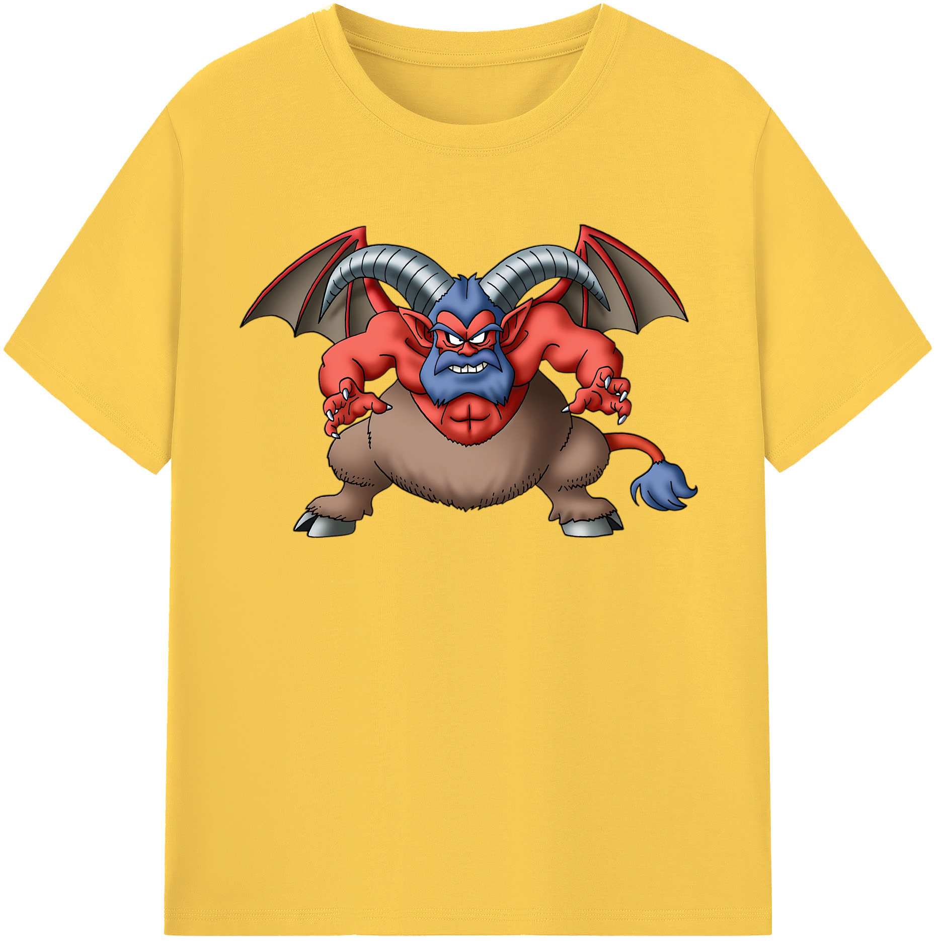 （画像用） ドラゴンクエスト Doragon Kuesuto Dragon Quest 綿100％半袖Tシャツ（フロントプリント）