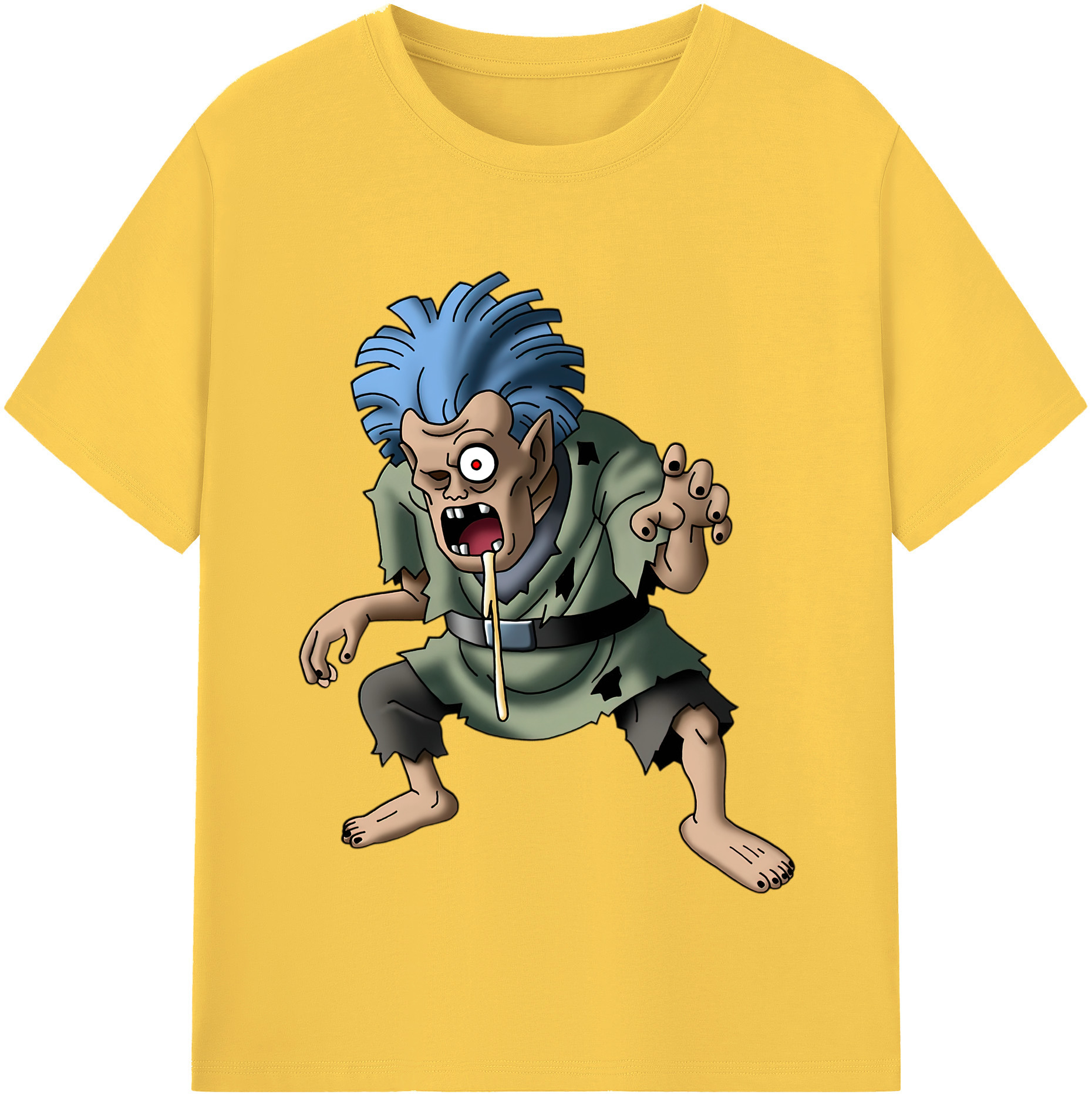 （画像用） ドラゴンクエスト Doragon Kuesuto Dragon Quest 綿100％半袖Tシャツ（フロントプリント）