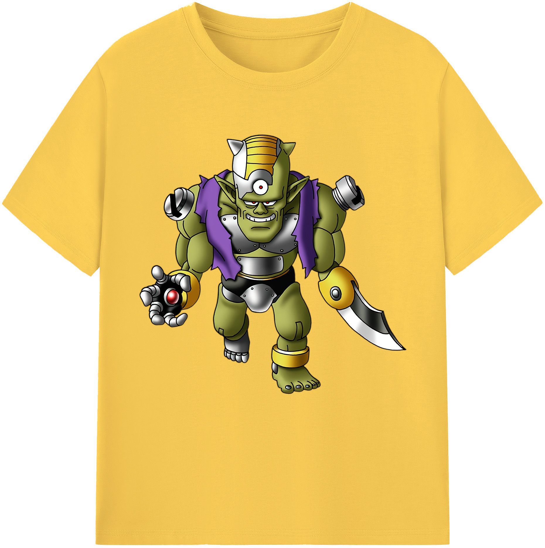 （画像用） ドラゴンクエスト Doragon Kuesuto Dragon Quest 綿100％半袖Tシャツ（フロントプリント）