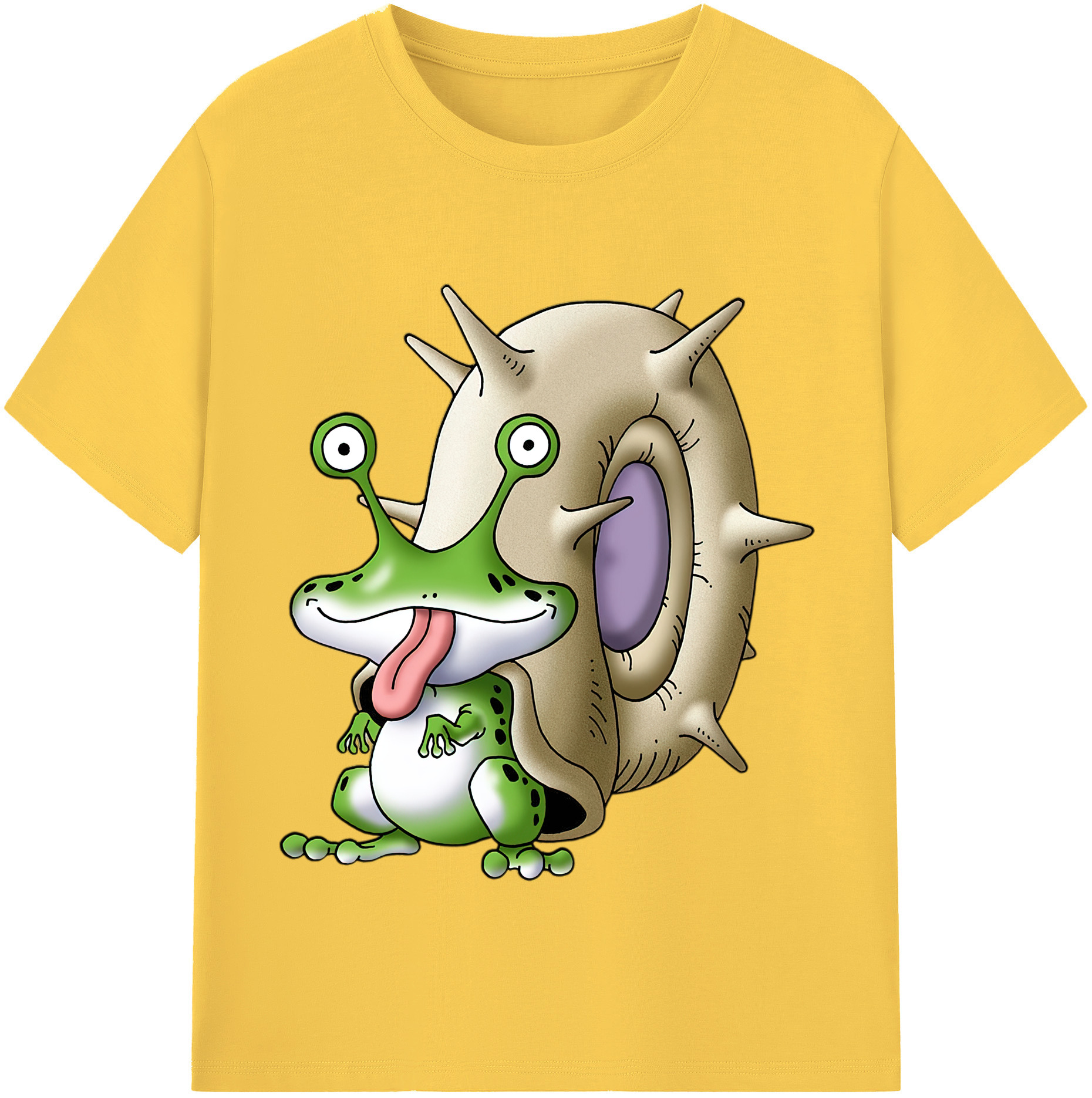 （画像用） ドラゴンクエスト Doragon Kuesuto Dragon Quest 綿100％半袖Tシャツ（フロントプリント）