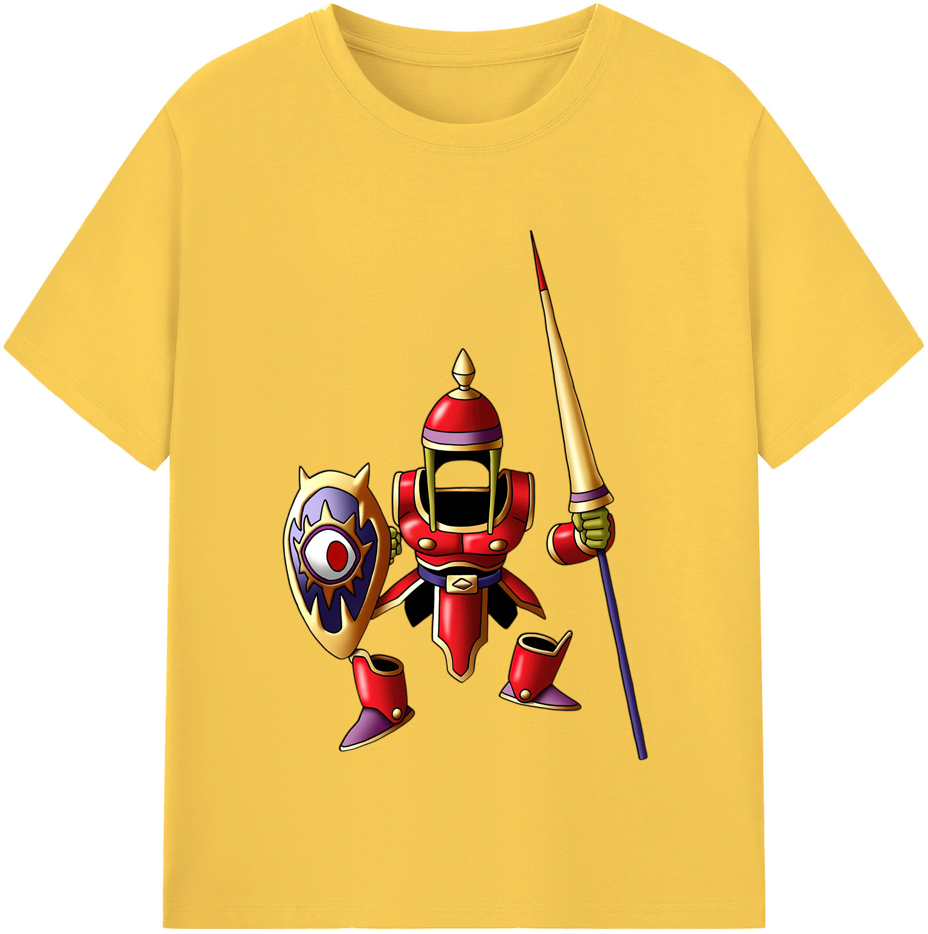 （画像用） ドラゴンクエスト Doragon Kuesuto Dragon Quest 綿100％半袖Tシャツ（フロントプリント）
