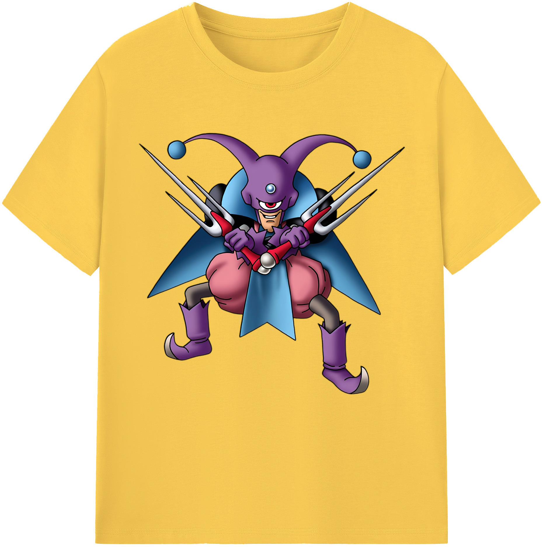 （画像用） ドラゴンクエスト Doragon Kuesuto Dragon Quest 綿100％半袖Tシャツ（フロントプリント）