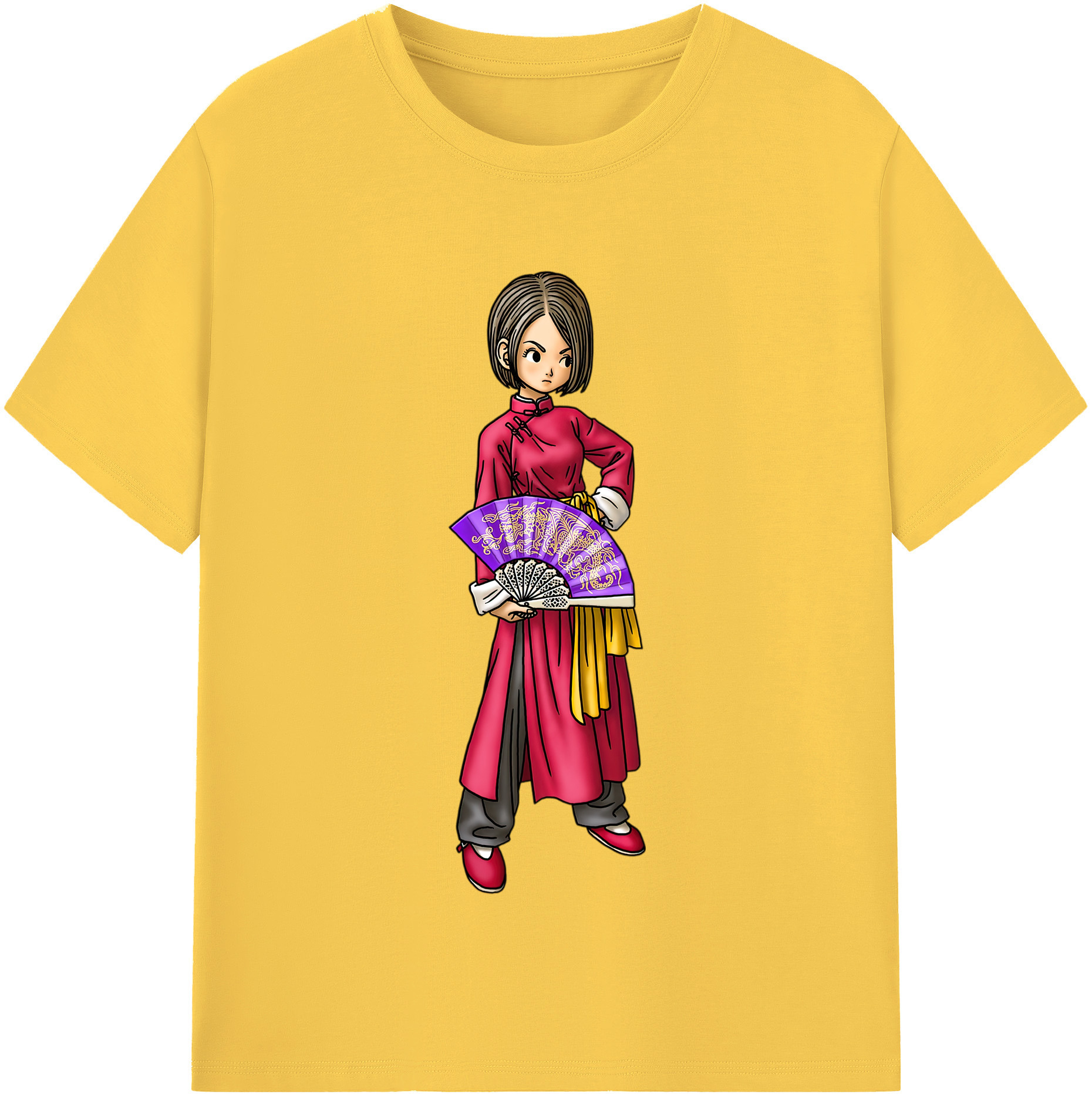 （画像用） ドラゴンクエスト Doragon Kuesuto Dragon Quest 綿100％半袖Tシャツ（フロントプリント）
