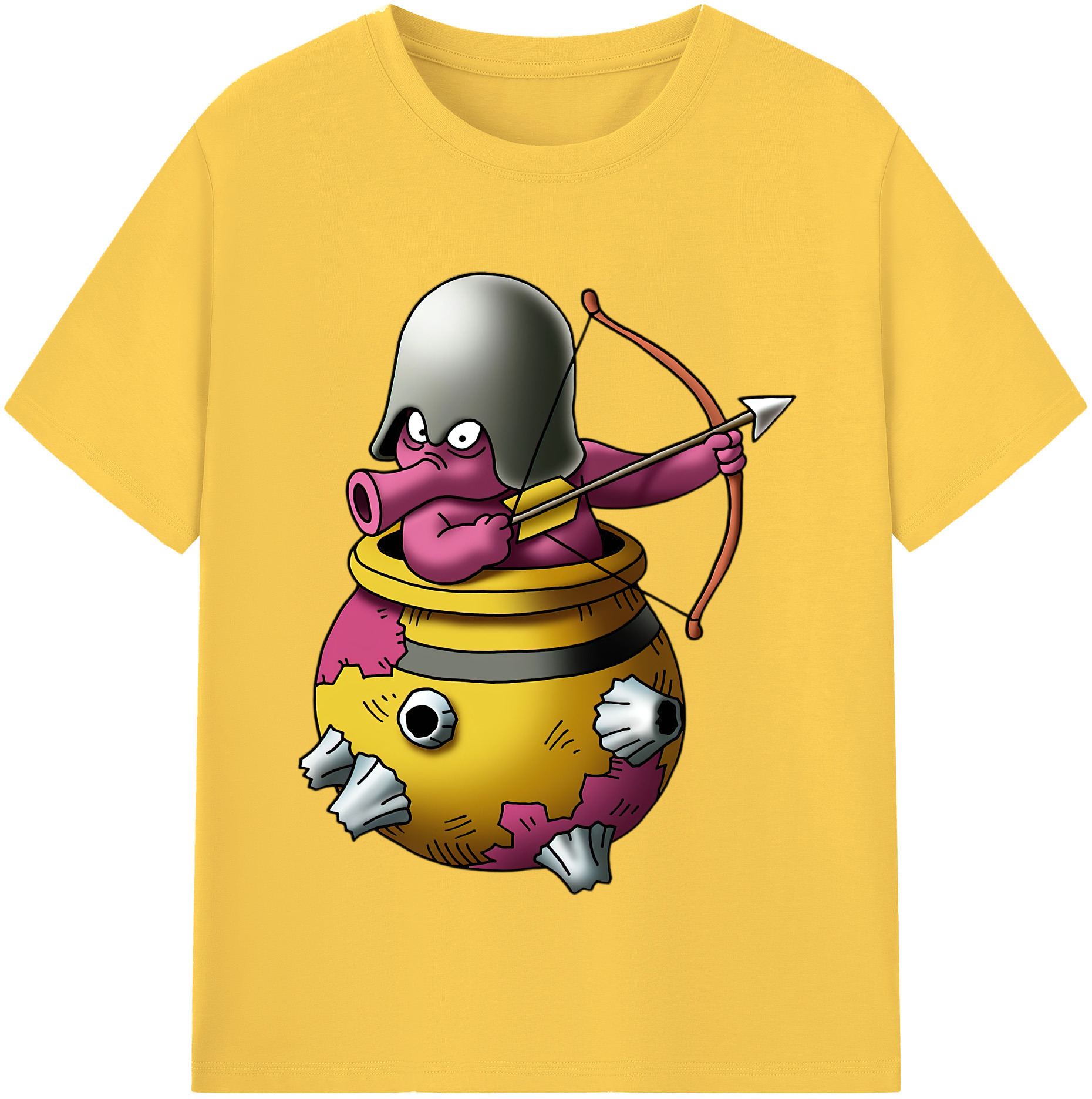 （画像用） ドラゴンクエスト Doragon Kuesuto Dragon Quest 綿100％半袖Tシャツ（フロントプリント）
