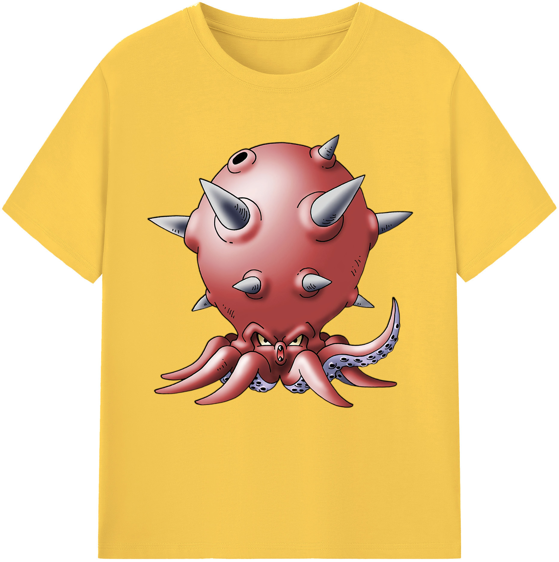 （画像用） ドラゴンクエスト Doragon Kuesuto Dragon Quest 綿100％半袖Tシャツ（フロントプリント）