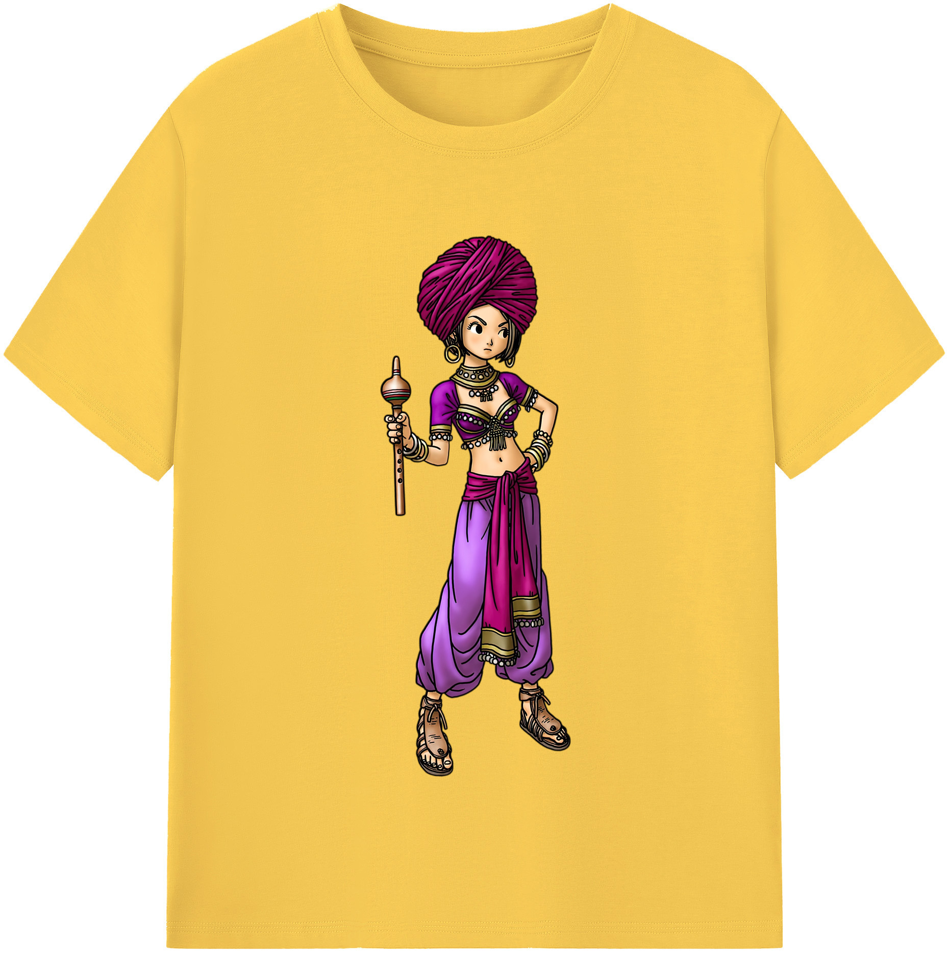 （画像用） ドラゴンクエスト Doragon Kuesuto Dragon Quest 綿100％半袖Tシャツ（フロントプリント）