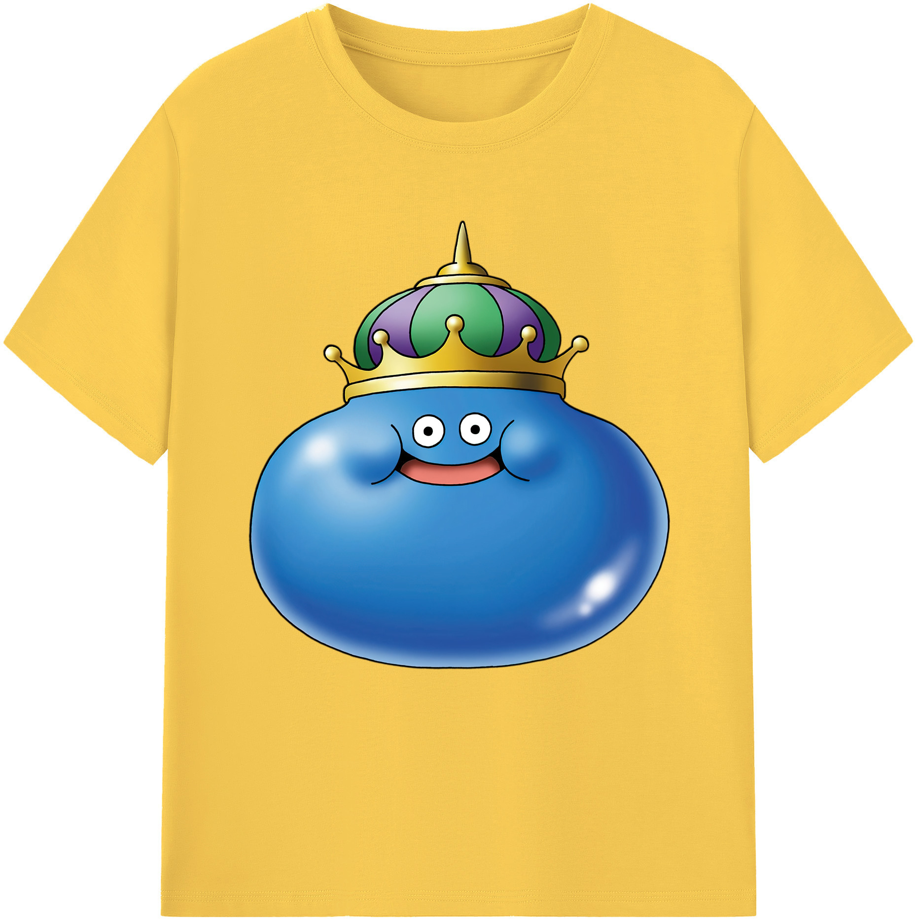 （画像用） ドラゴンクエスト Doragon Kuesuto Dragon Quest 綿100％半袖Tシャツ（フロントプリント）