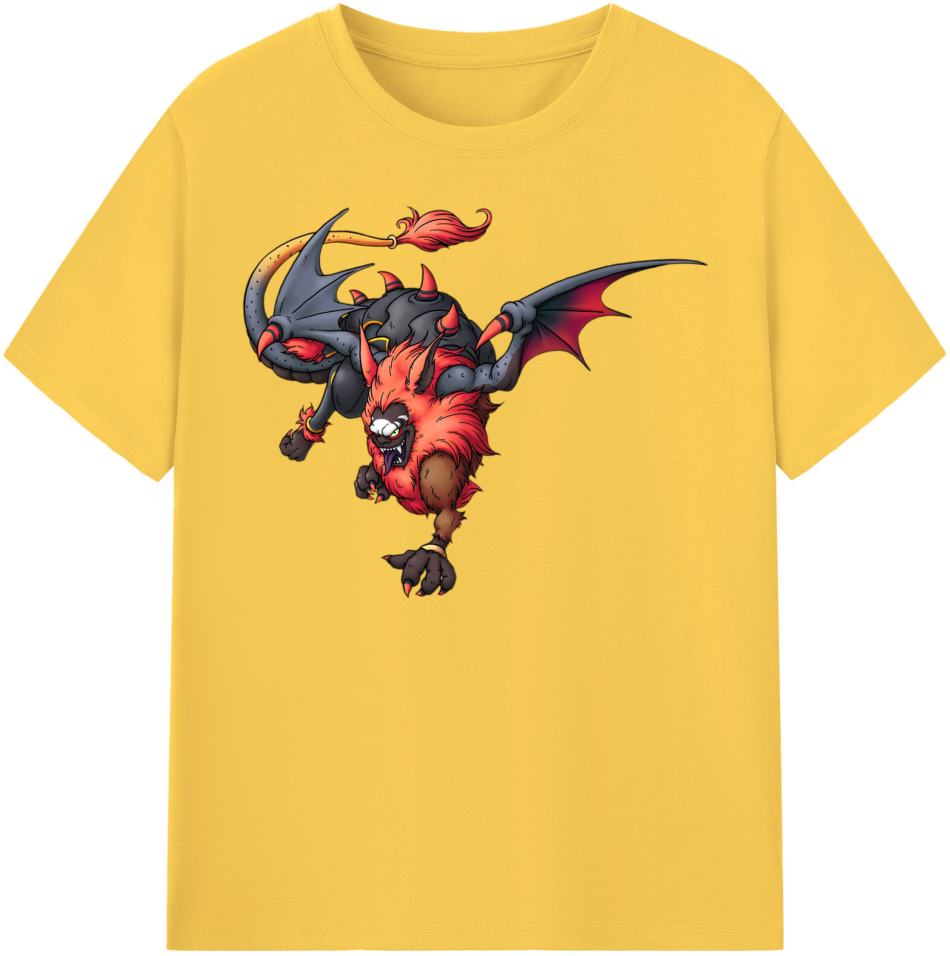 （画像用） ドラゴンクエスト Doragon Kuesuto Dragon Quest 綿100％半袖Tシャツ（フロントプリント）