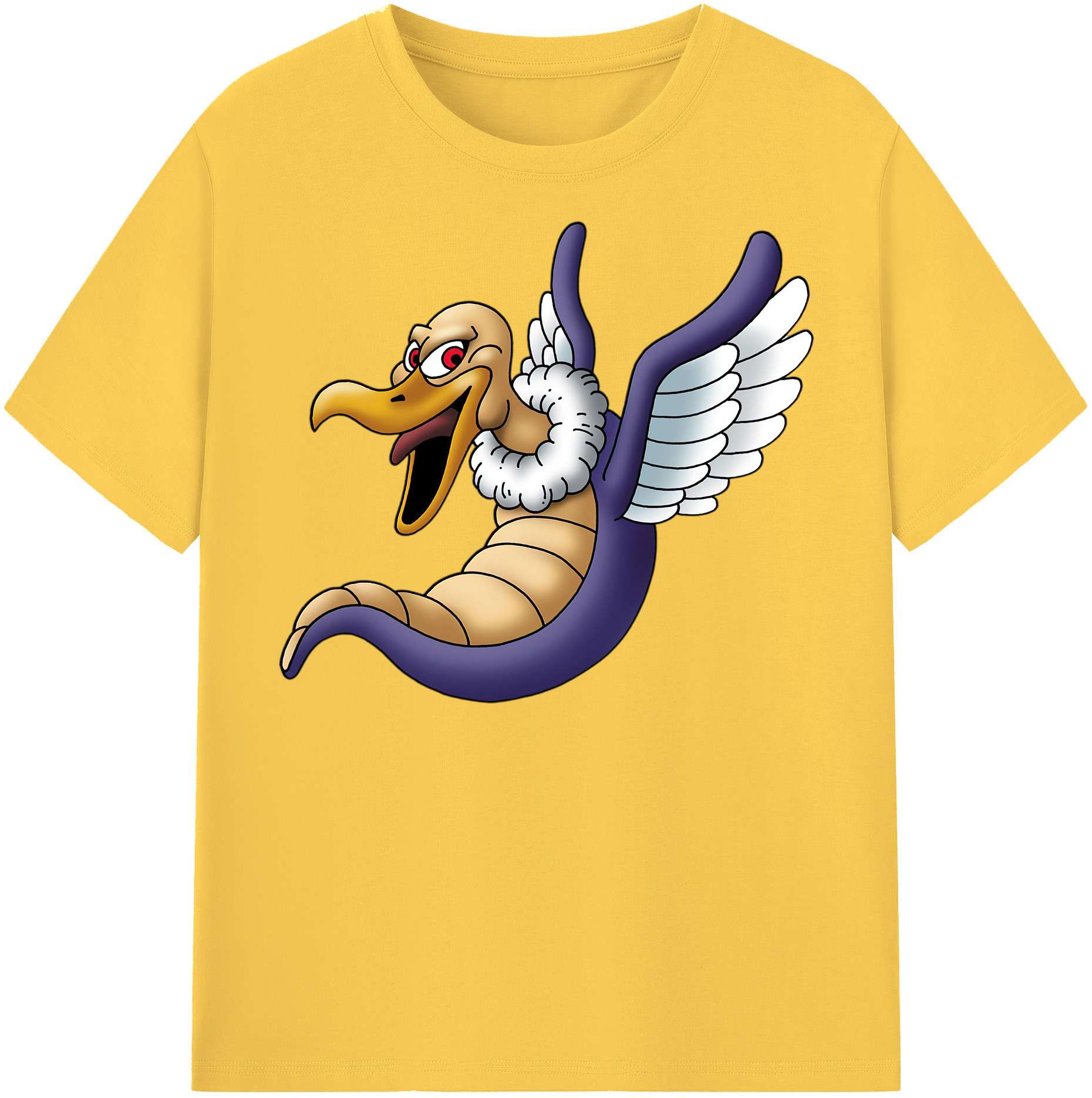 （画像用） ドラゴンクエスト Doragon Kuesuto Dragon Quest 綿100％半袖Tシャツ（フロントプリント）