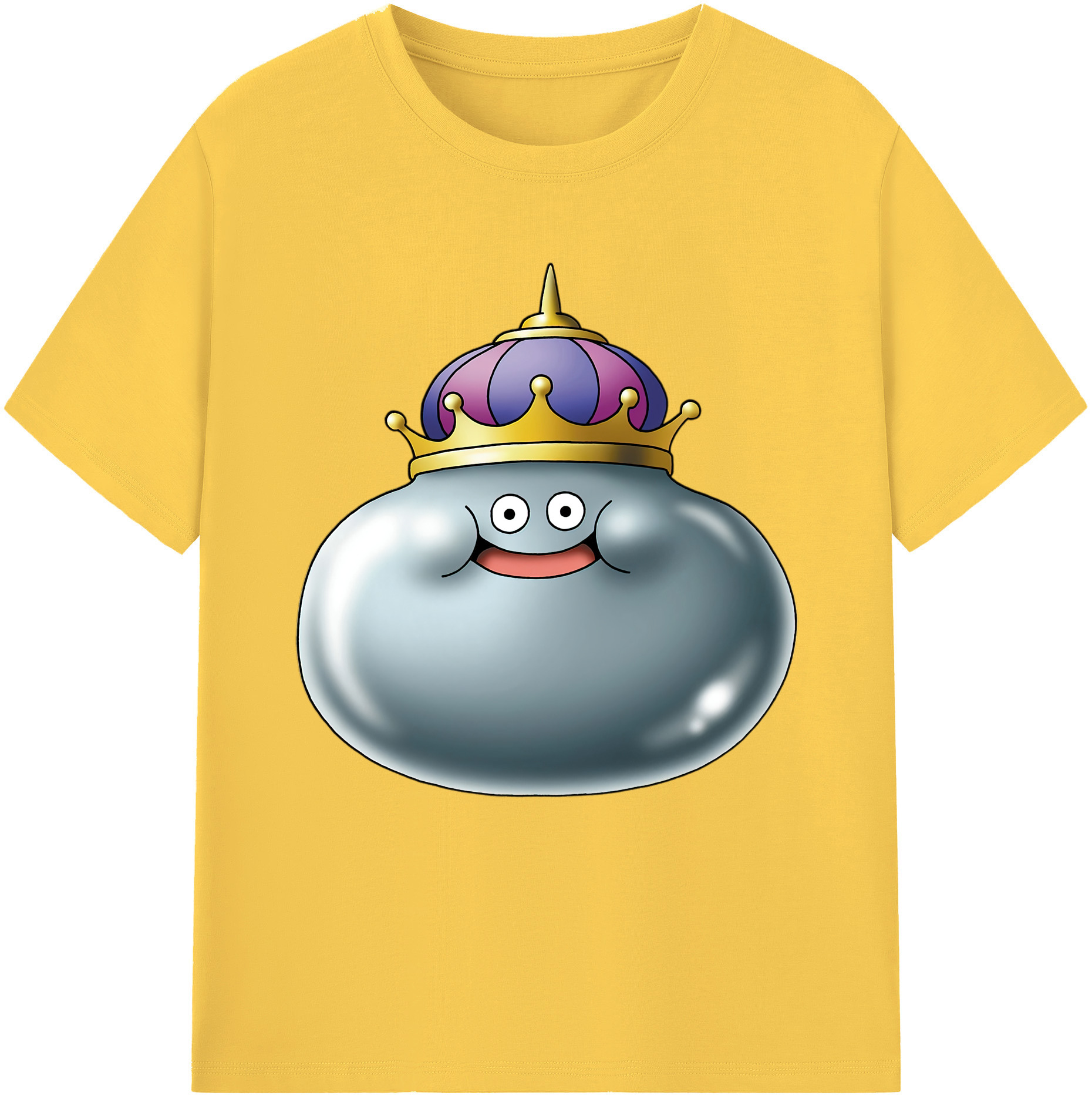 （画像用） ドラゴンクエスト Doragon Kuesuto Dragon Quest 綿100％半袖Tシャツ（フロントプリント）
