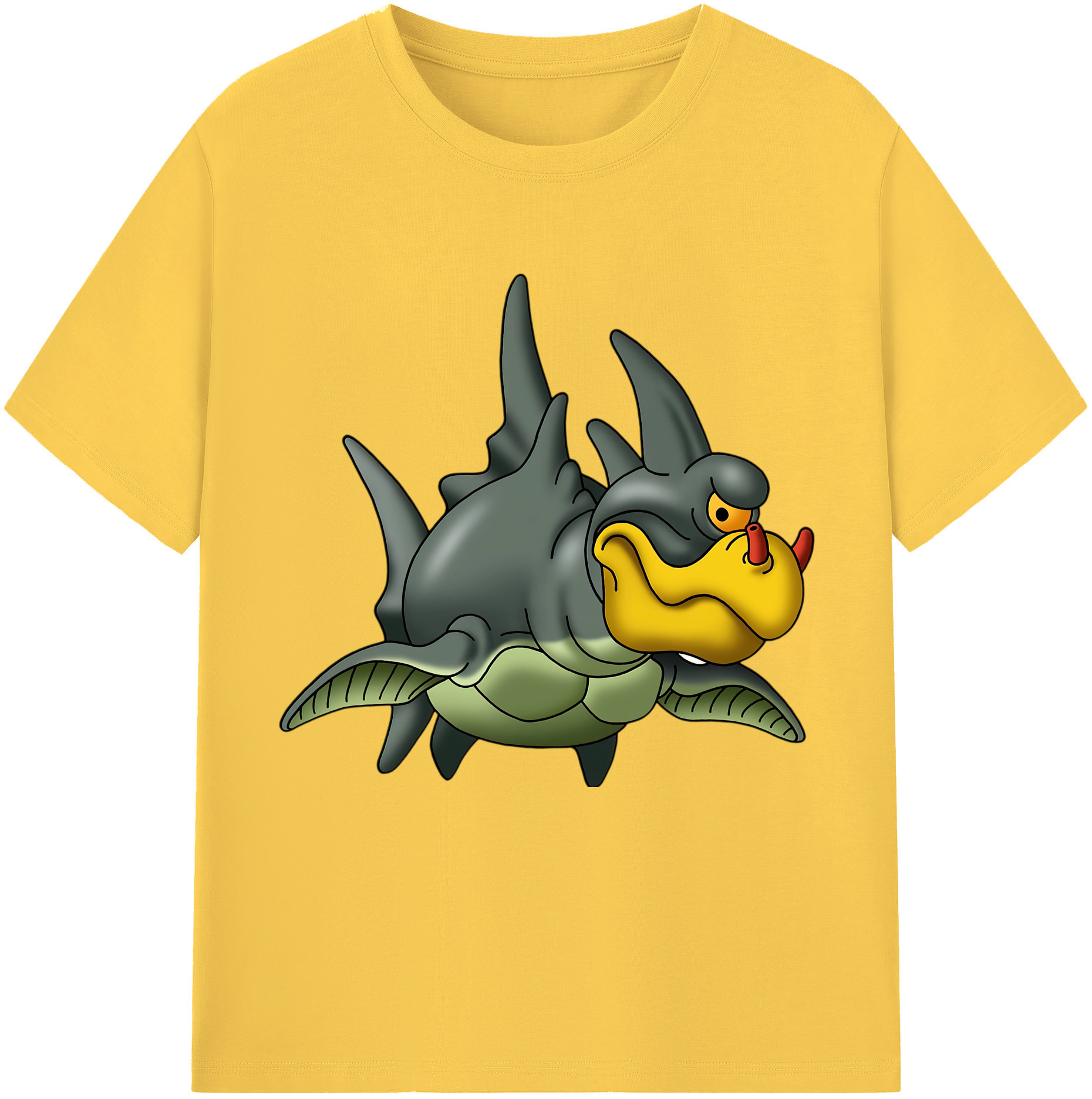 （画像用） ドラゴンクエスト Doragon Kuesuto Dragon Quest 綿100％半袖Tシャツ（フロントプリント）
