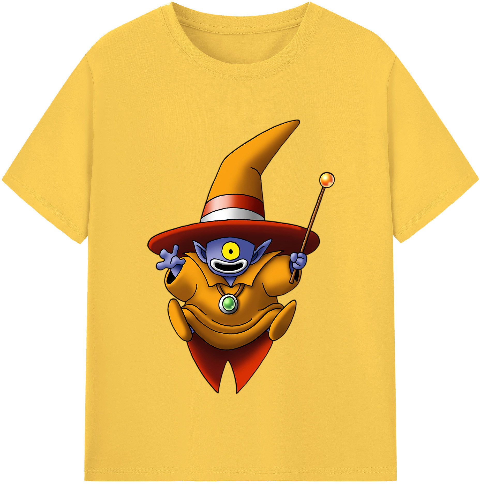 （画像用） ドラゴンクエスト Doragon Kuesuto Dragon Quest 綿100％半袖Tシャツ（フロントプリント）