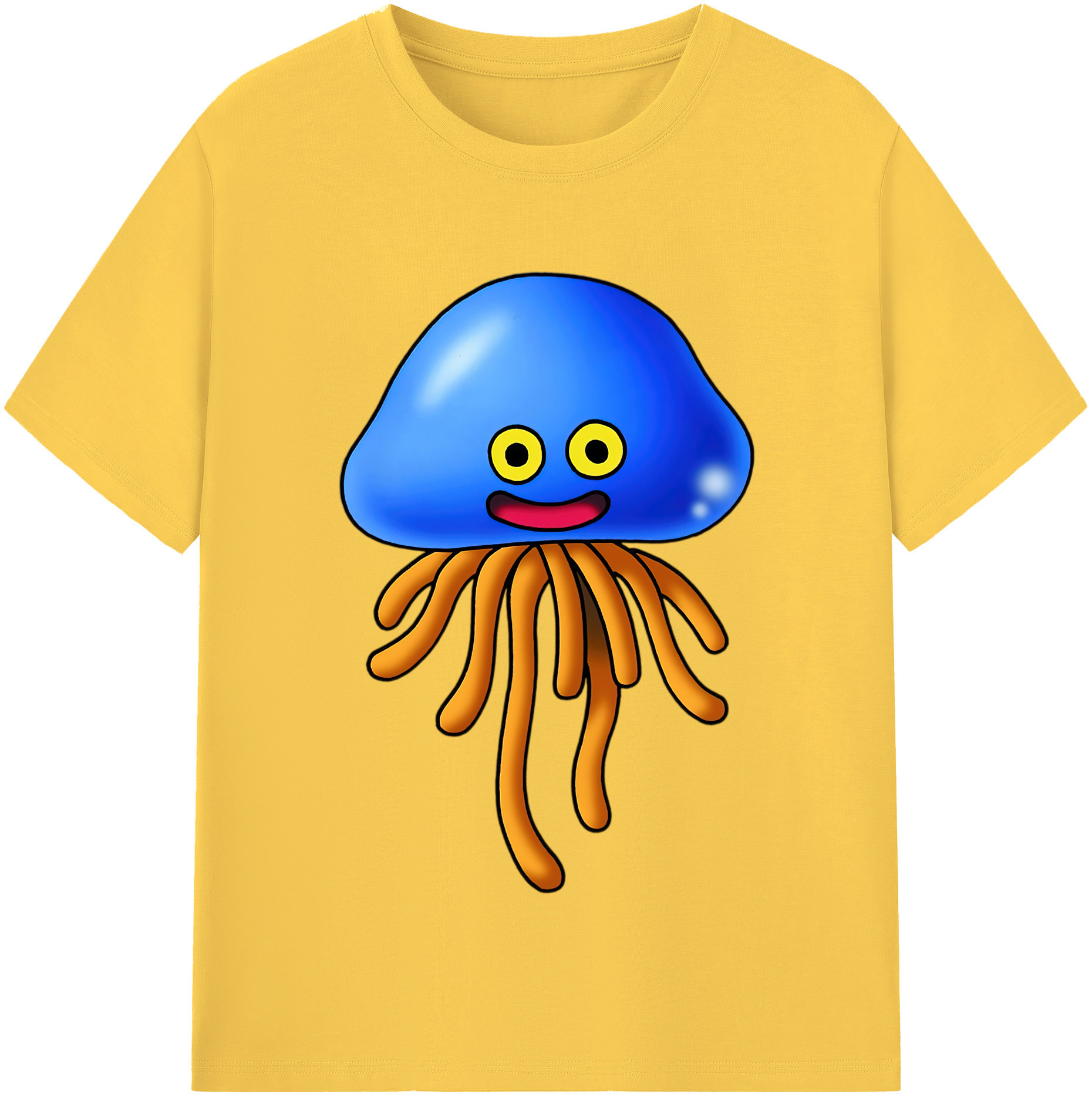 （画像用） ドラゴンクエスト Doragon Kuesuto Dragon Quest 綿100％半袖Tシャツ（フロントプリント）