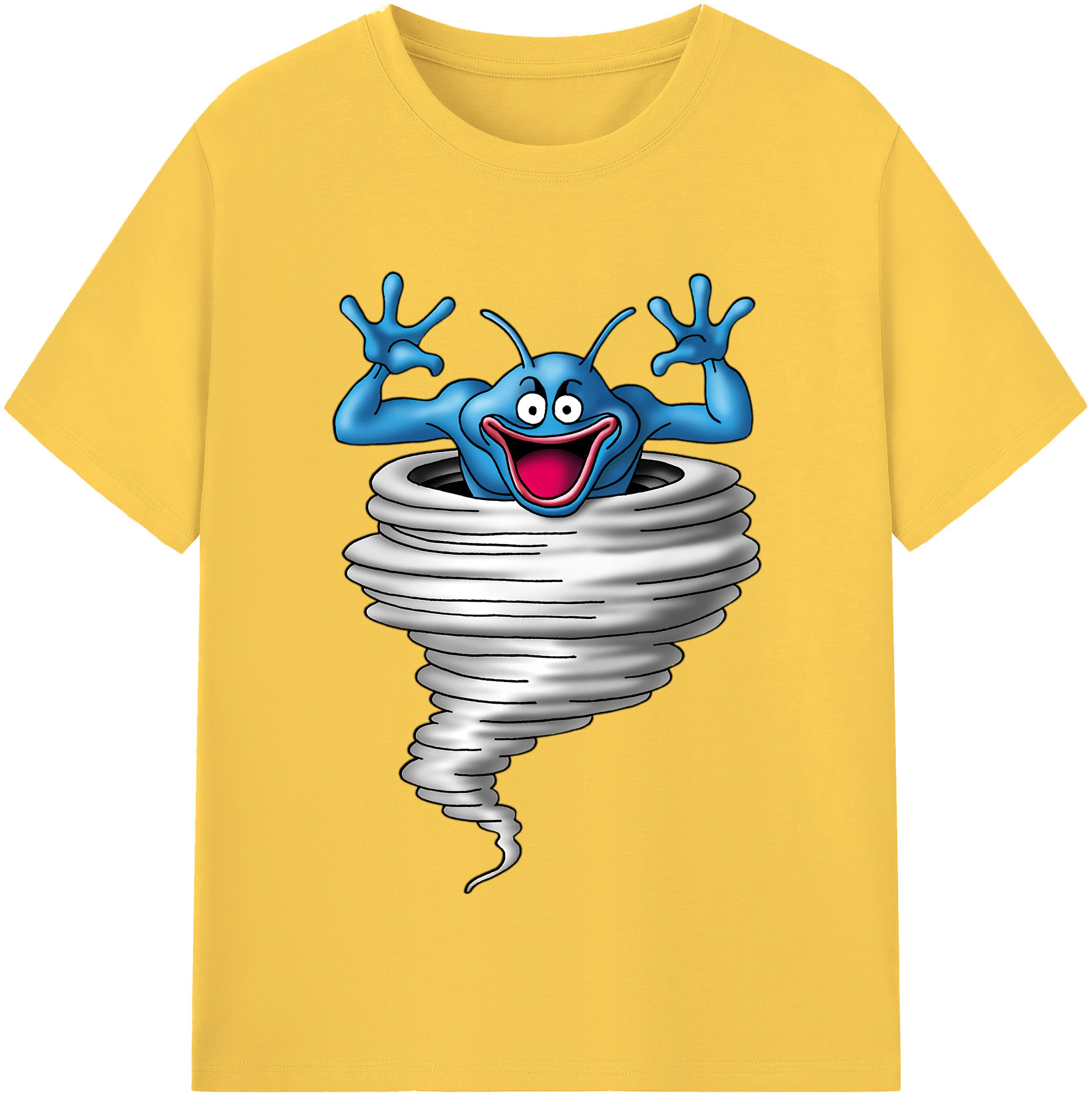 （画像用） ドラゴンクエスト Doragon Kuesuto Dragon Quest 綿100％半袖Tシャツ（フロントプリント）