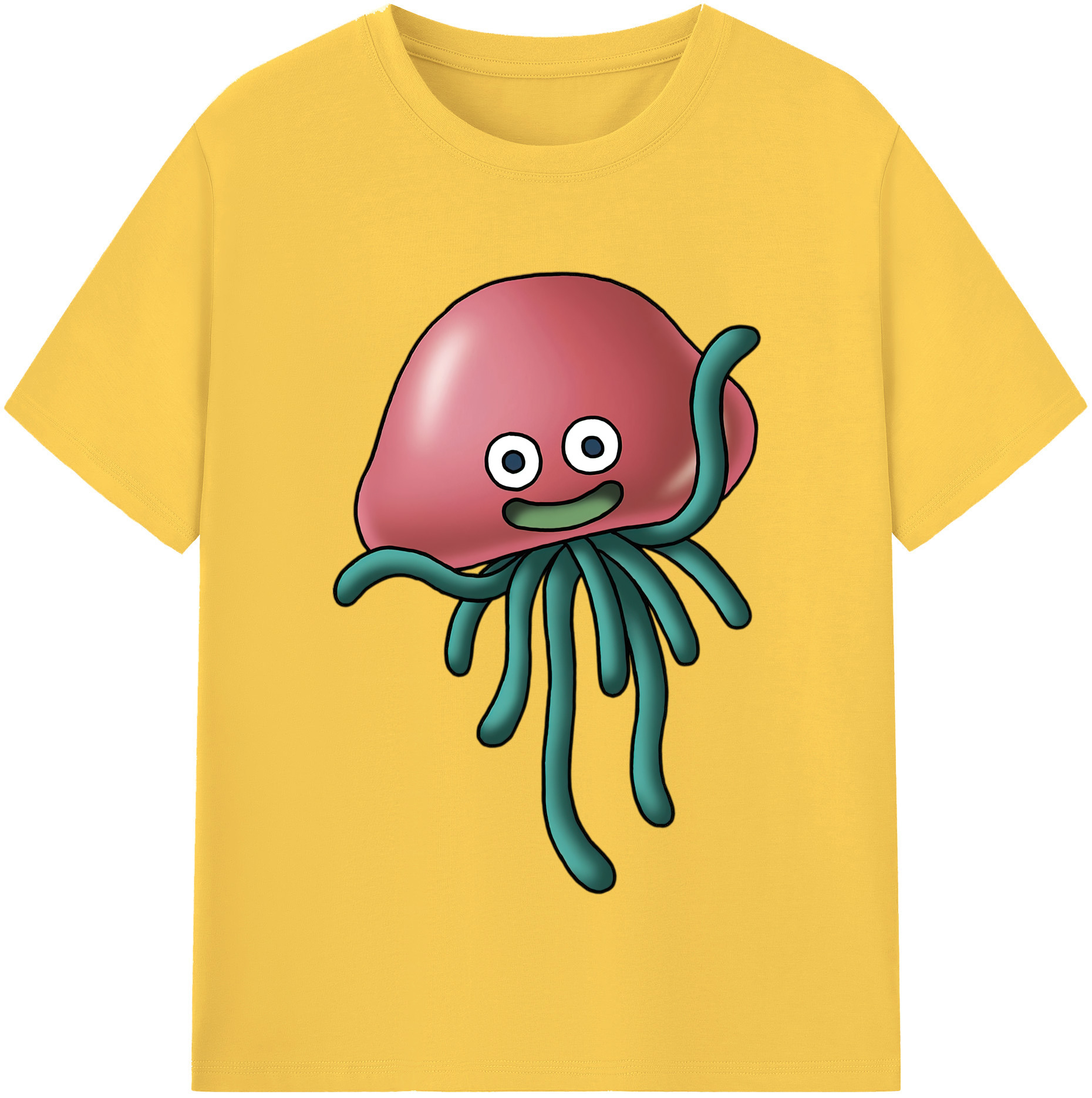 （画像用） ドラゴンクエスト Doragon Kuesuto Dragon Quest 綿100％半袖Tシャツ（フロントプリント）