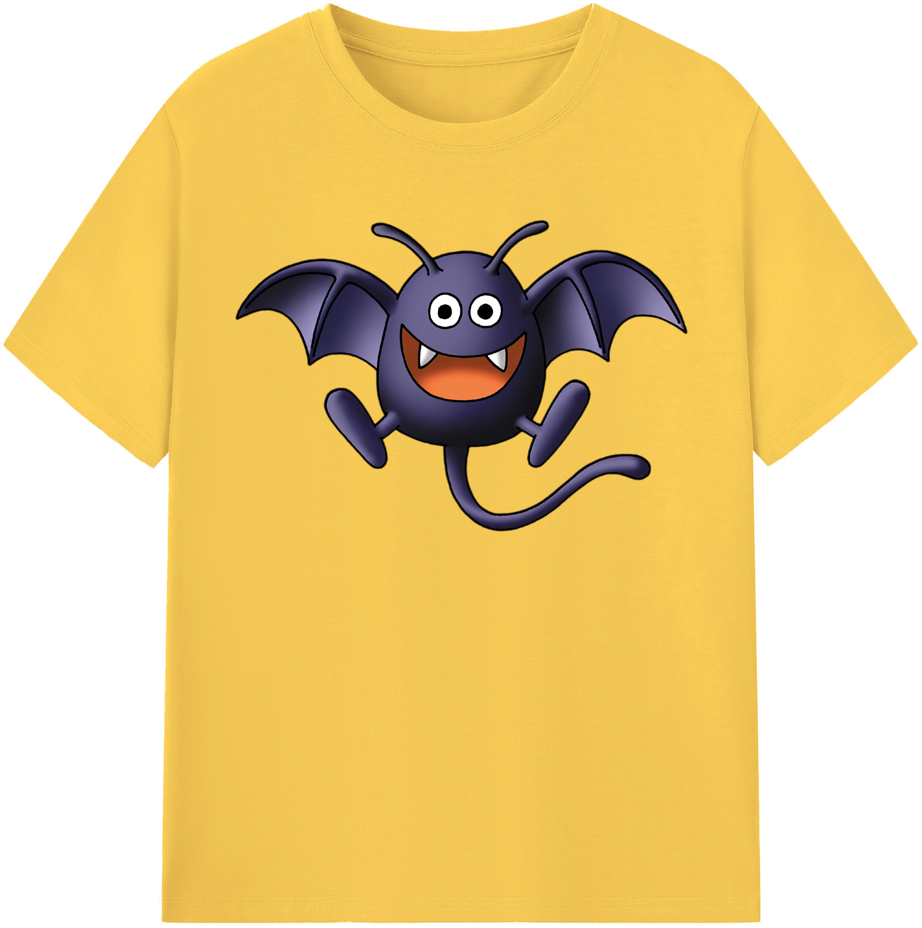 （画像用） ドラゴンクエスト Doragon Kuesuto Dragon Quest 綿100％半袖Tシャツ（フロントプリント）