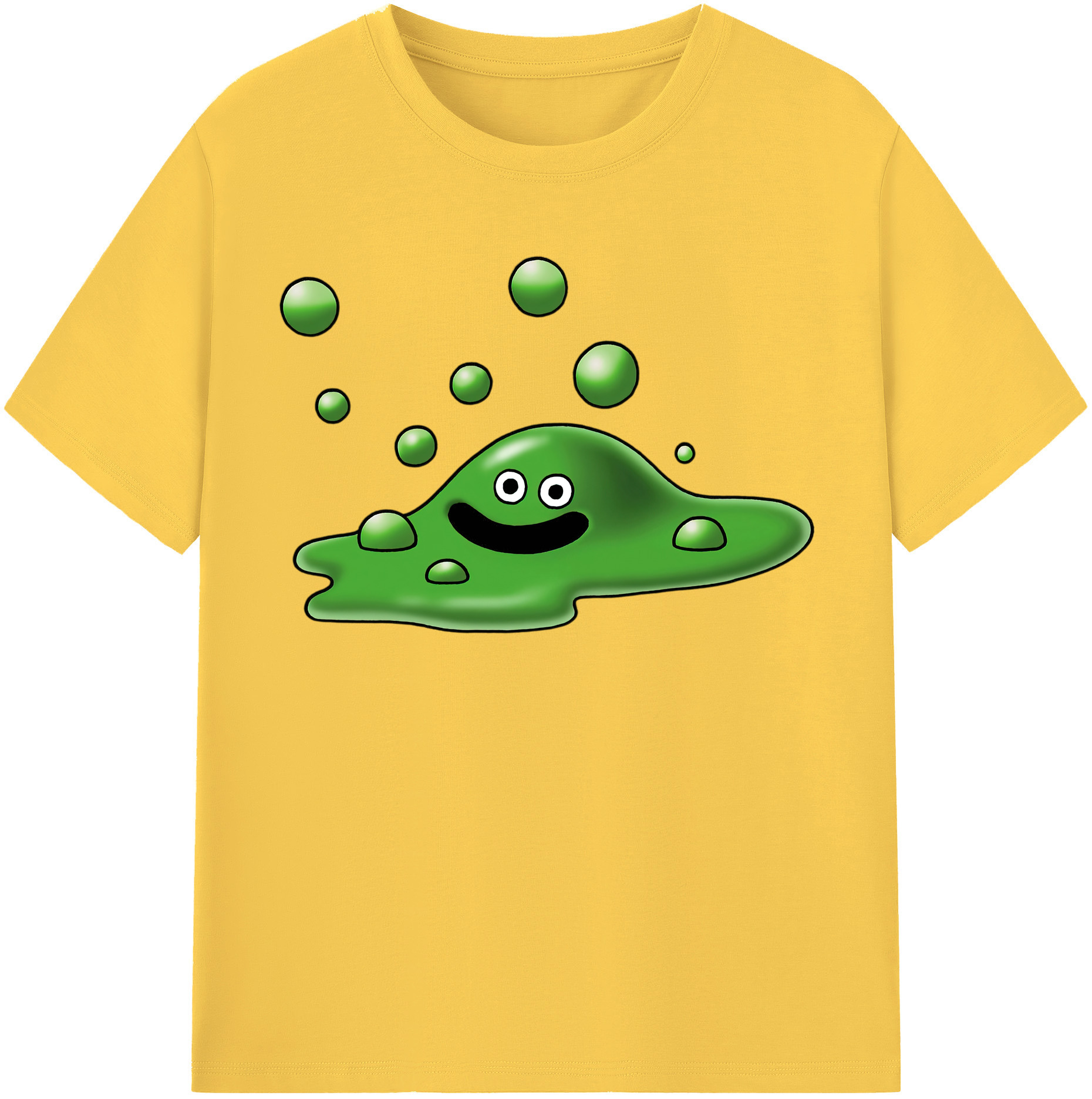 （画像用） ドラゴンクエスト Doragon Kuesuto Dragon Quest 綿100％半袖Tシャツ（フロントプリント）