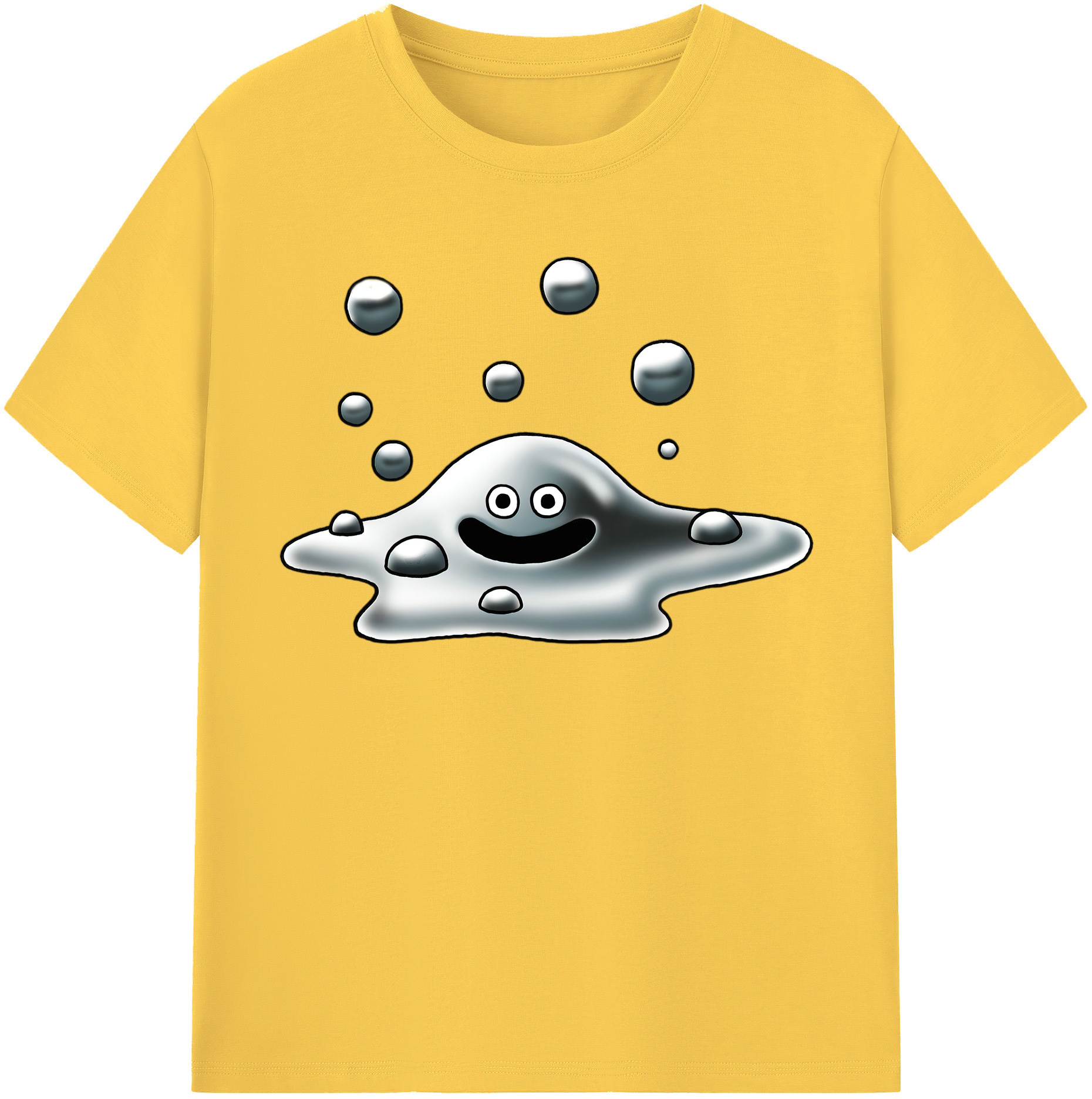 （画像用） ドラゴンクエスト Doragon Kuesuto Dragon Quest 綿100％半袖Tシャツ（フロントプリント）