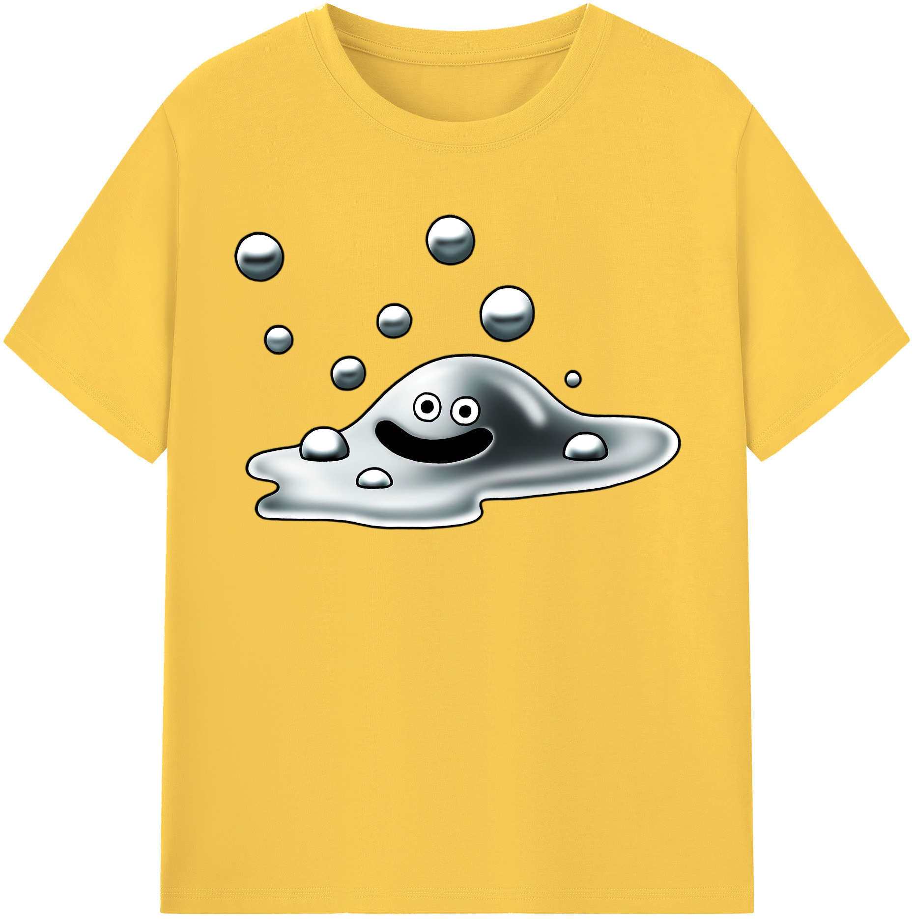 （画像用） ドラゴンクエスト Doragon Kuesuto Dragon Quest 綿100％半袖Tシャツ（フロントプリント）