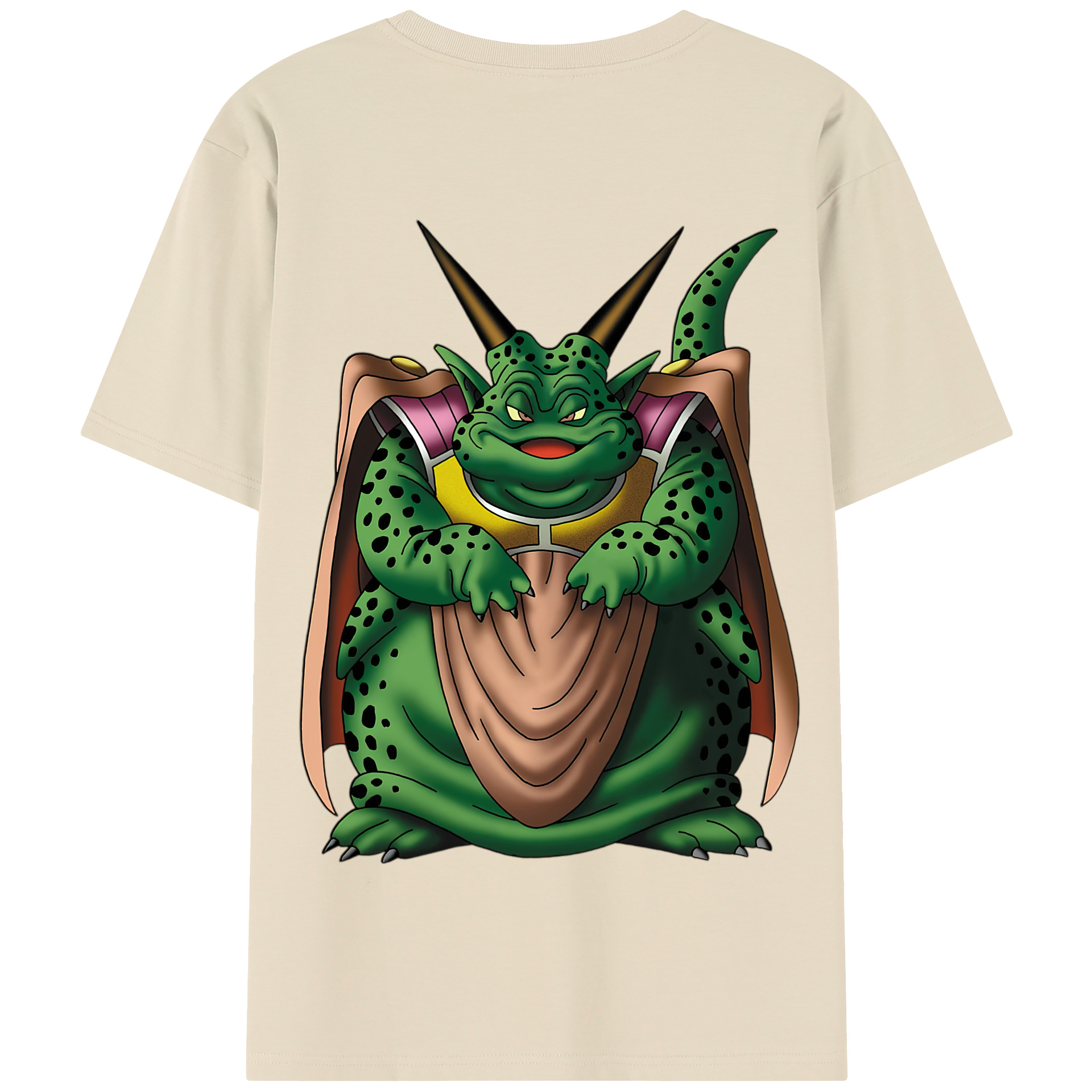 （画像用） ドラゴンクエスト Doragon Kuesuto Dragon Quest 綿100％半袖Tシャツ（背面プリント）