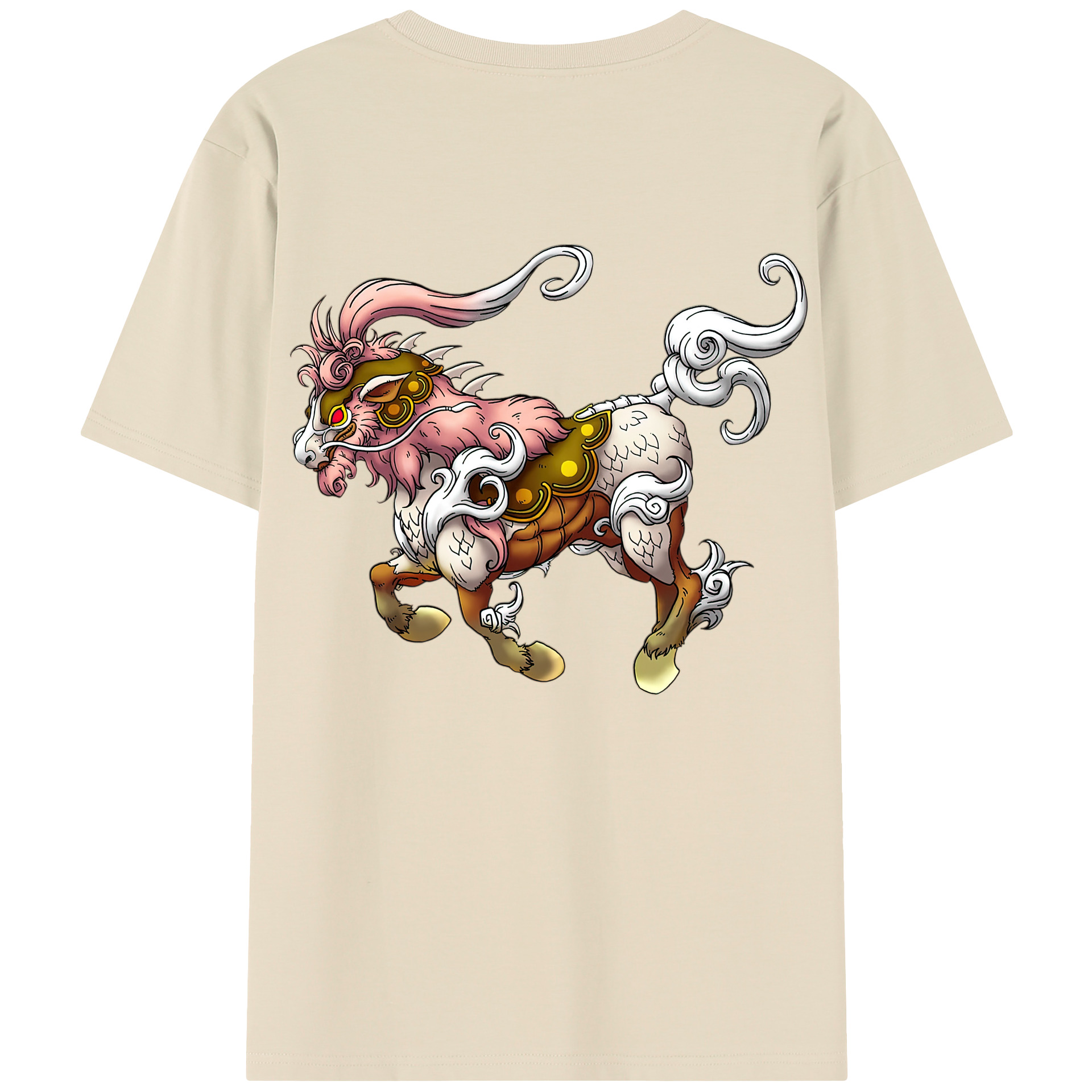 （画像用） ドラゴンクエスト Doragon Kuesuto Dragon Quest 綿100％半袖Tシャツ（背面プリント）