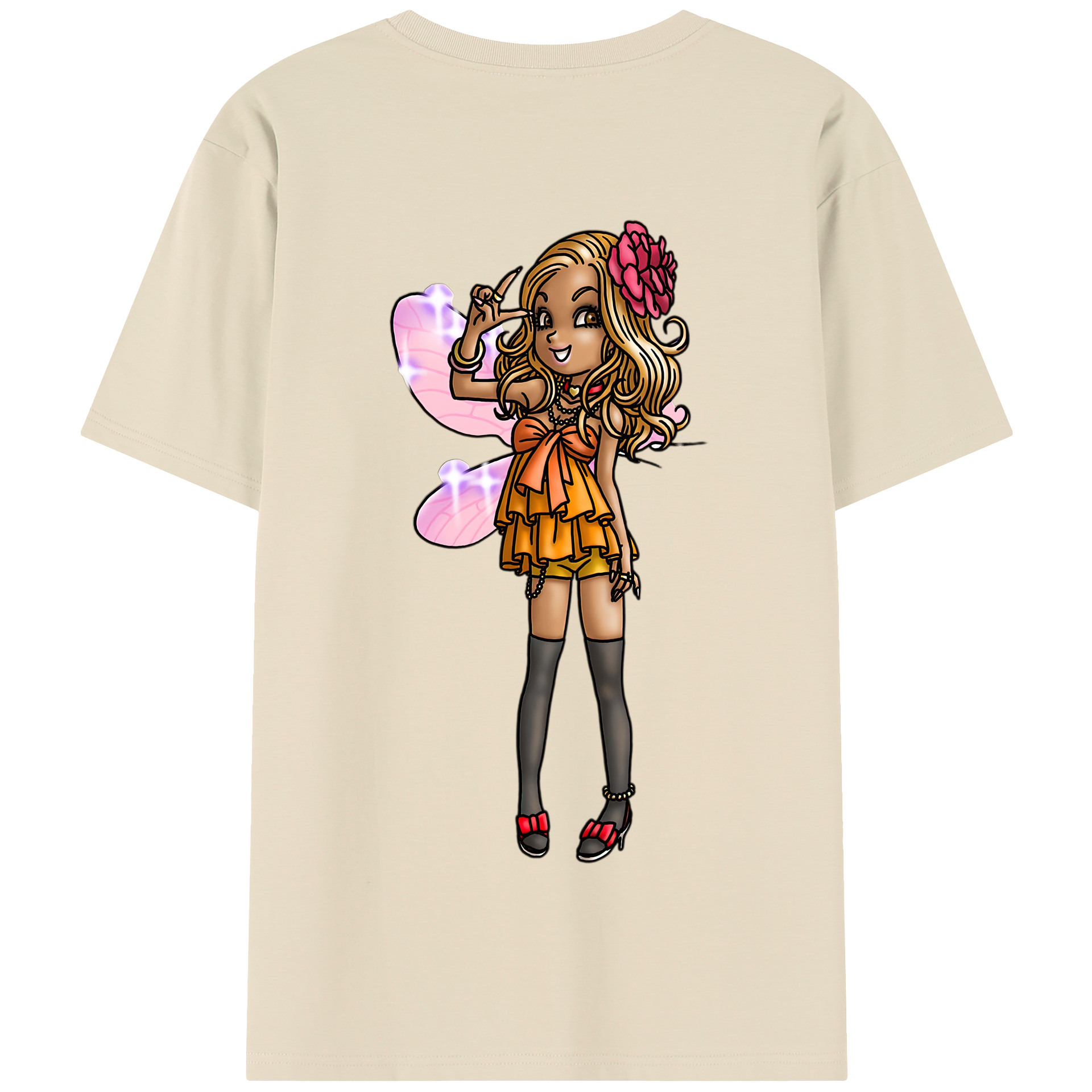（画像用） ドラゴンクエスト Doragon Kuesuto Dragon Quest 綿100％半袖Tシャツ（背面プリント）
