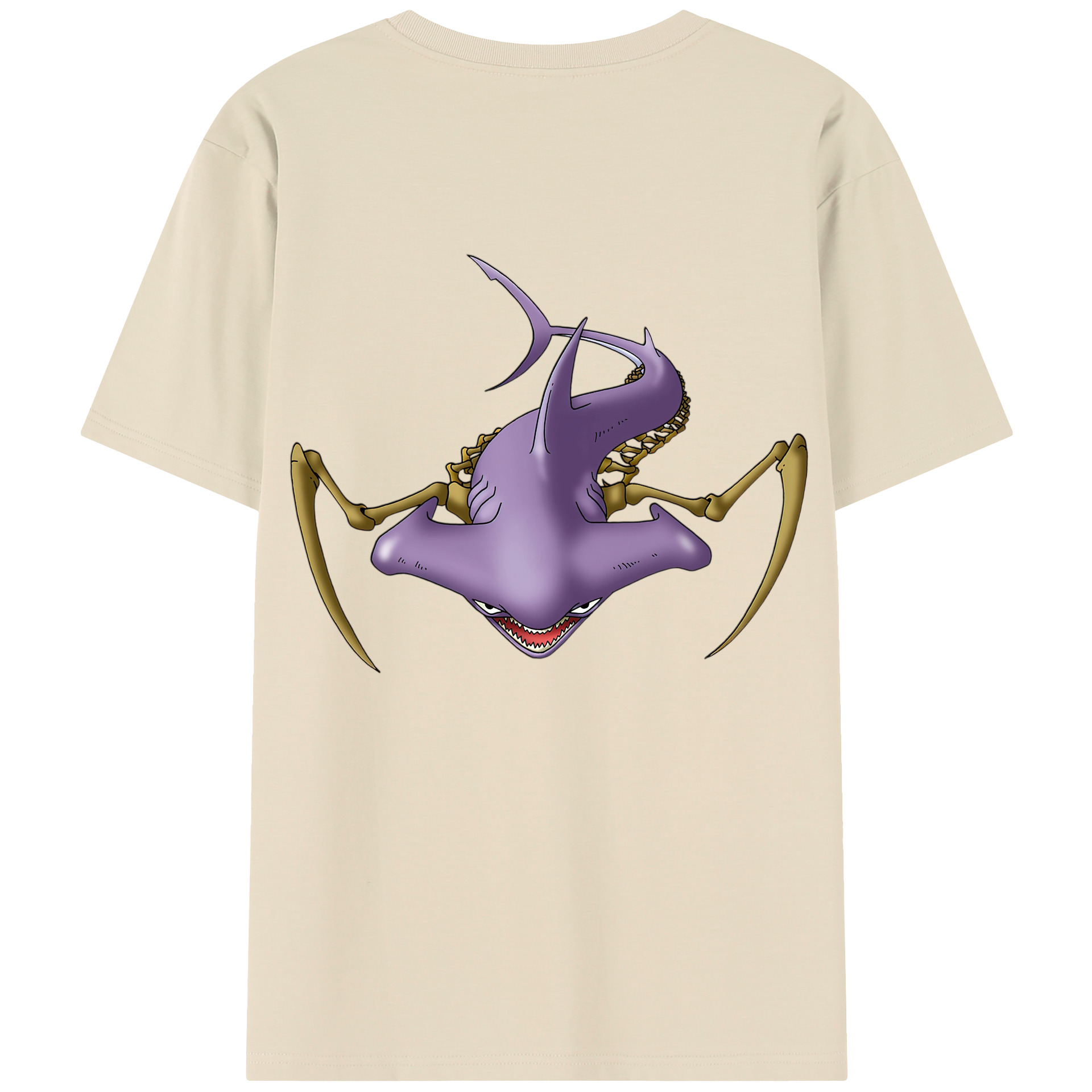 （画像用） ドラゴンクエスト Doragon Kuesuto Dragon Quest 綿100％半袖Tシャツ（背面プリント）