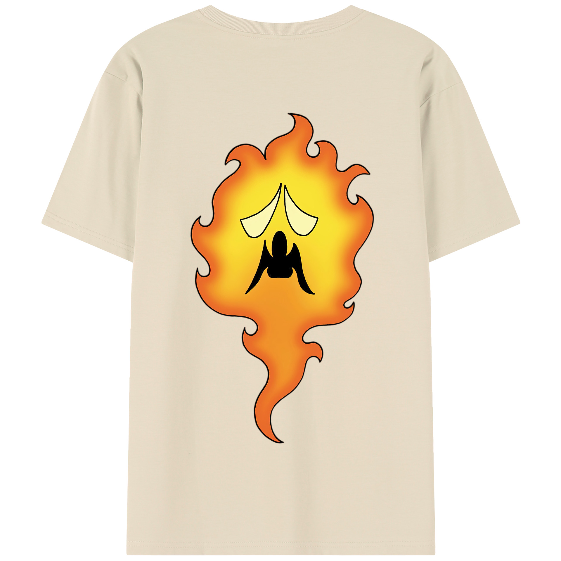 （画像用） ドラゴンクエスト Doragon Kuesuto Dragon Quest 綿100％半袖Tシャツ（背面プリント）