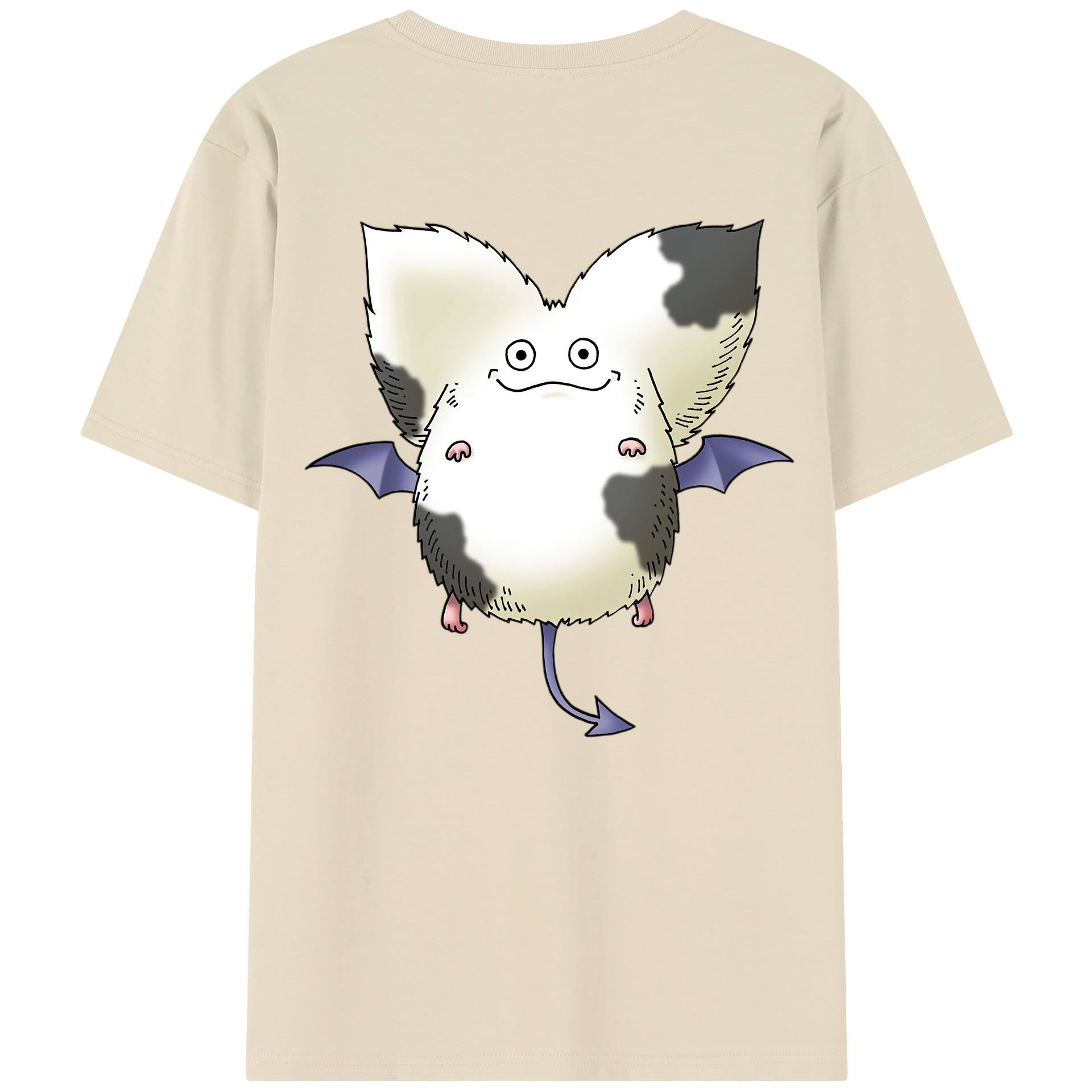 （画像用） ドラゴンクエスト Doragon Kuesuto Dragon Quest 綿100％半袖Tシャツ（背面プリント）