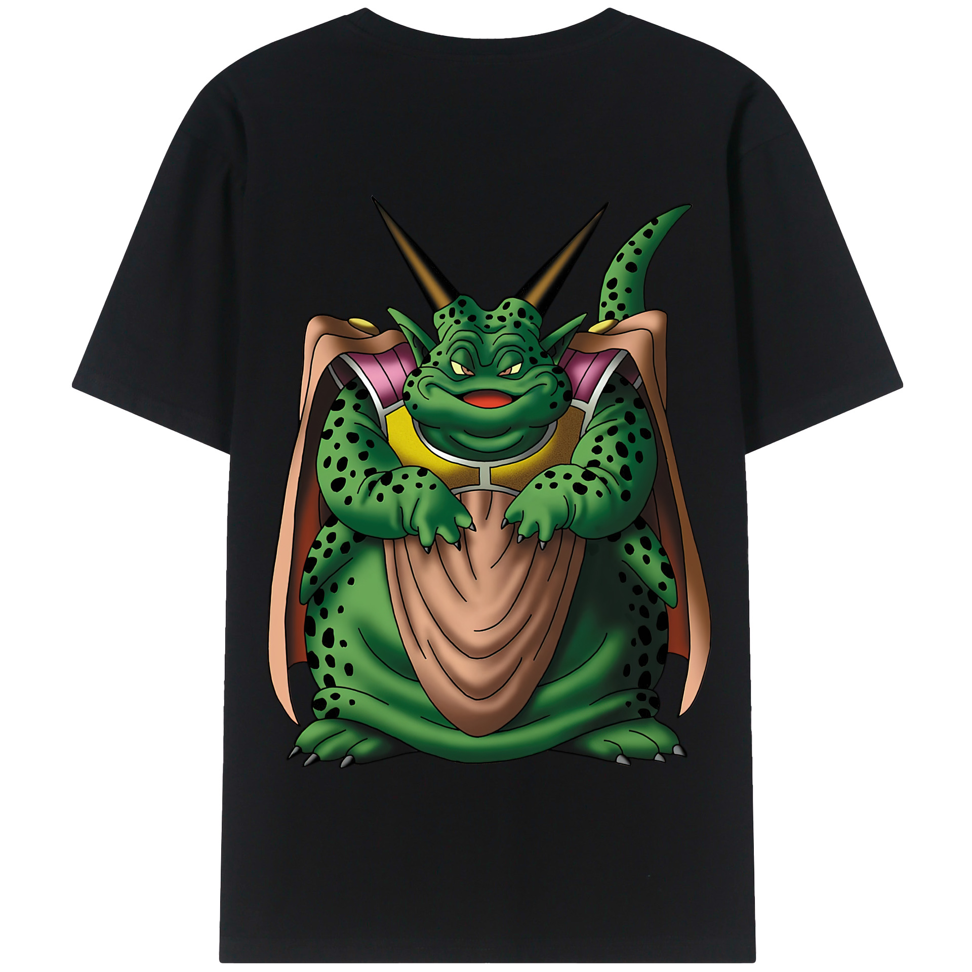 （画像用） ドラゴンクエスト Doragon Kuesuto Dragon Quest 綿100％半袖Tシャツ（背面プリント）