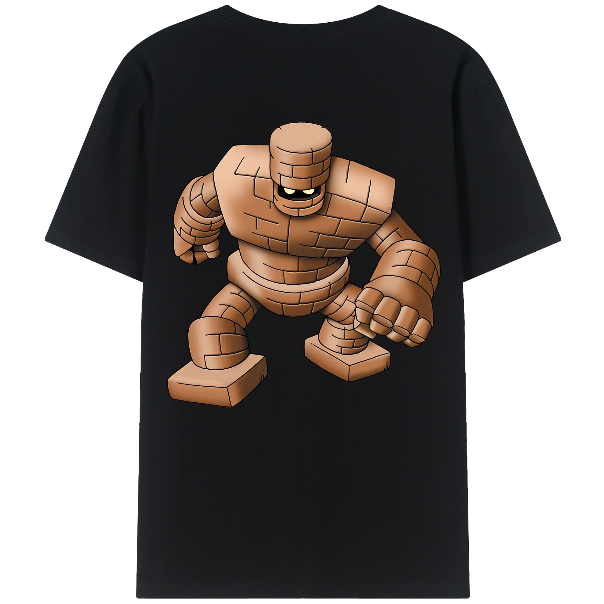 （画像用） ドラゴンクエスト Doragon Kuesuto Dragon Quest 綿100％半袖Tシャツ（背面プリント）