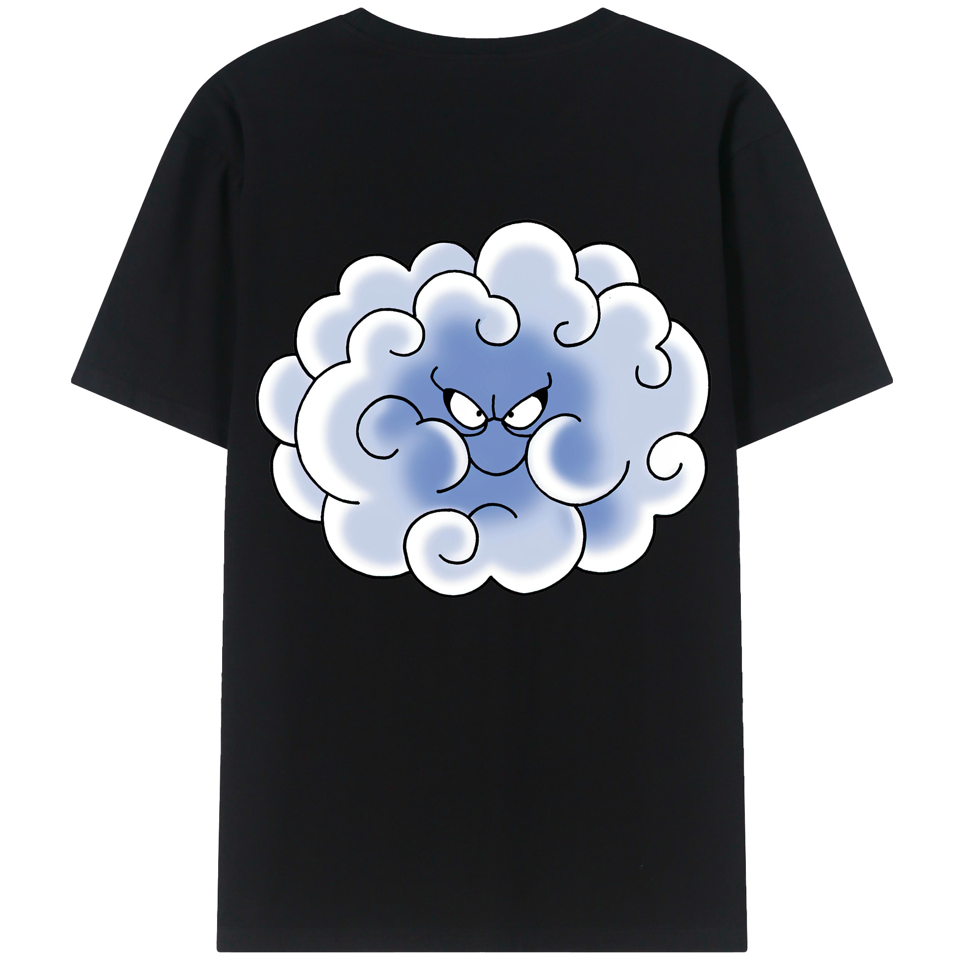 （画像用） ドラゴンクエスト Doragon Kuesuto Dragon Quest 綿100％半袖Tシャツ（背面プリント）