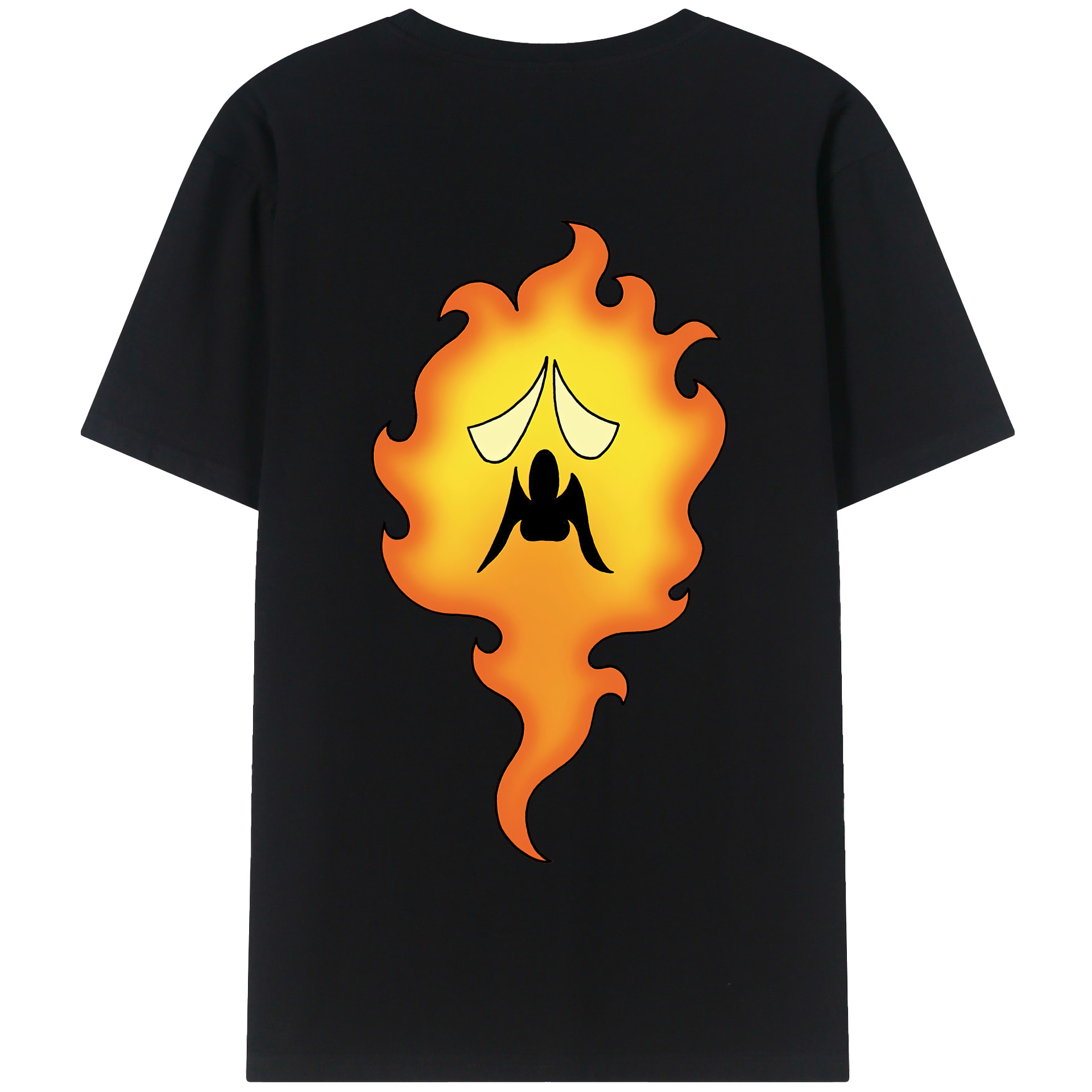 （画像用） ドラゴンクエスト Doragon Kuesuto Dragon Quest 綿100％半袖Tシャツ（背面プリント）