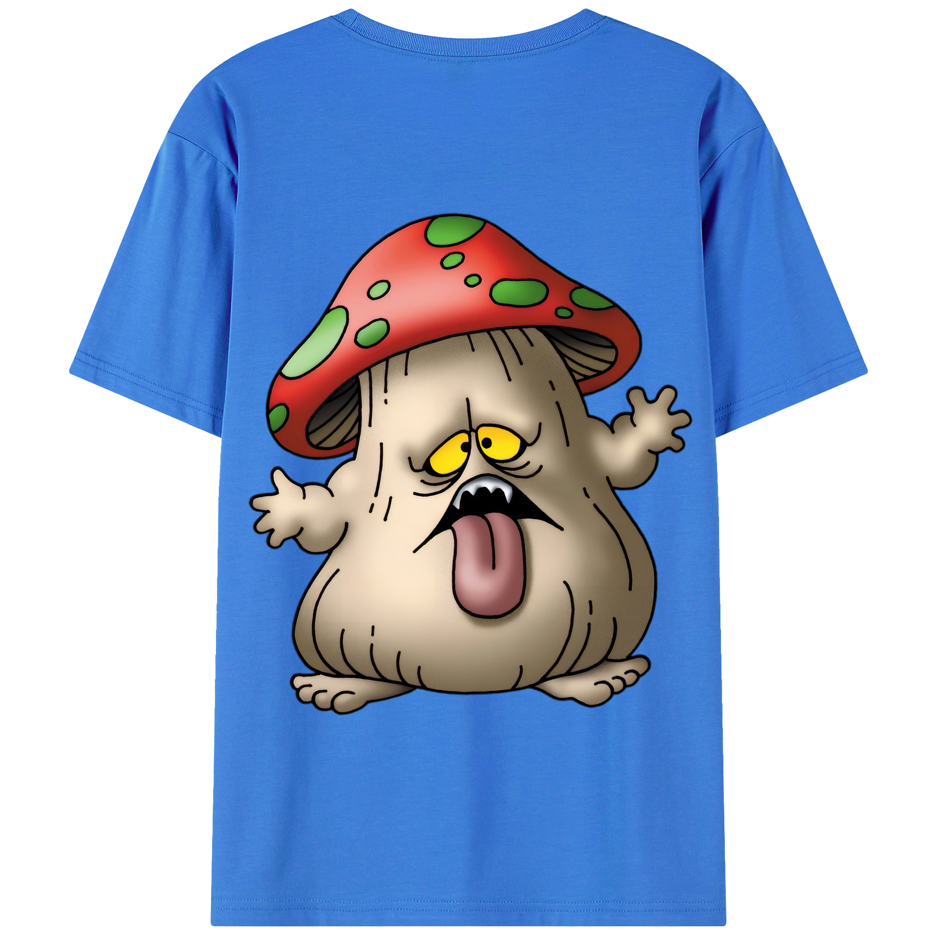 （画像用） ドラゴンクエスト Doragon Kuesuto Dragon Quest 綿100％半袖Tシャツ（背面プリント）