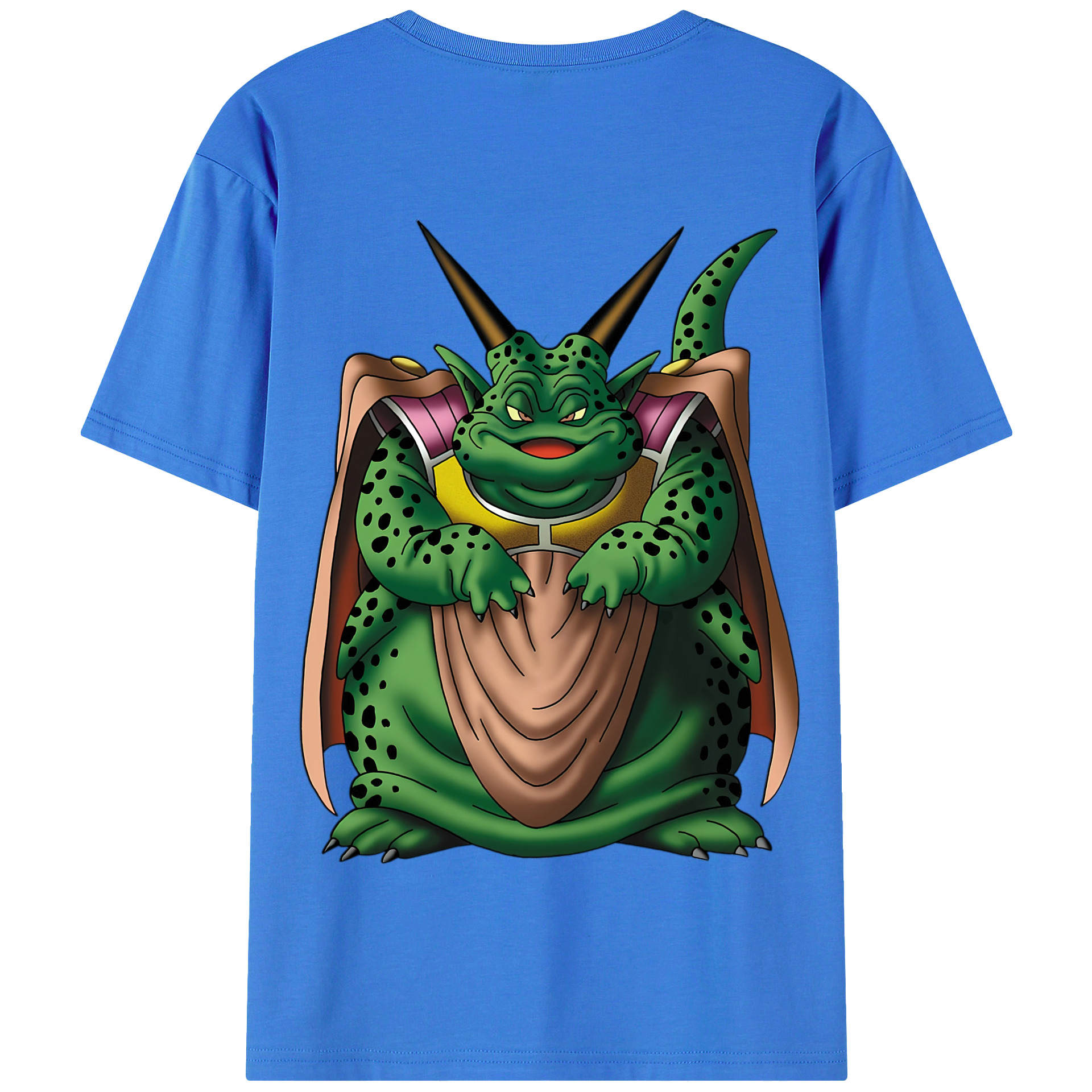 （画像用） ドラゴンクエスト Doragon Kuesuto Dragon Quest 綿100％半袖Tシャツ（背面プリント）