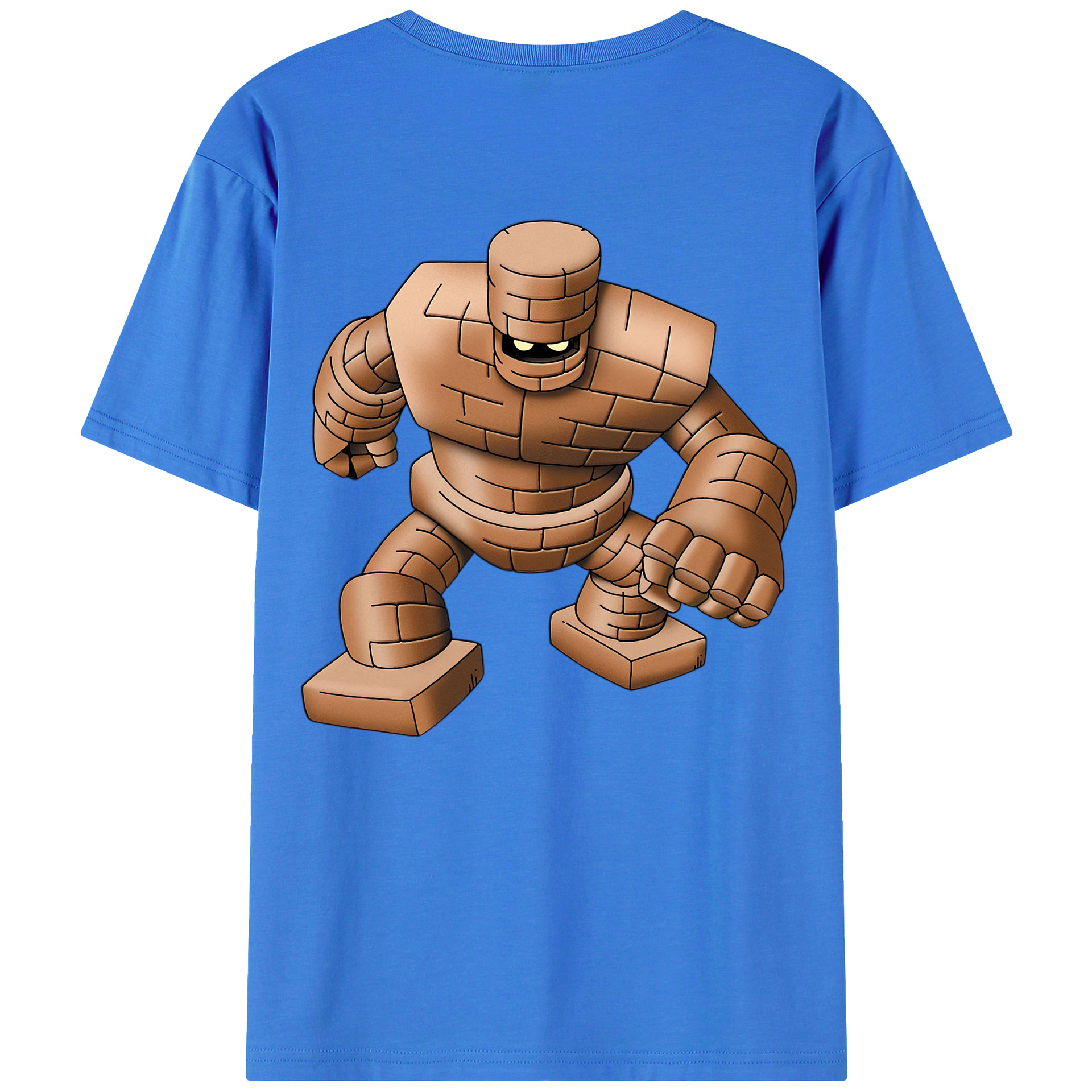 （画像用） ドラゴンクエスト Doragon Kuesuto Dragon Quest 綿100％半袖Tシャツ（背面プリント）