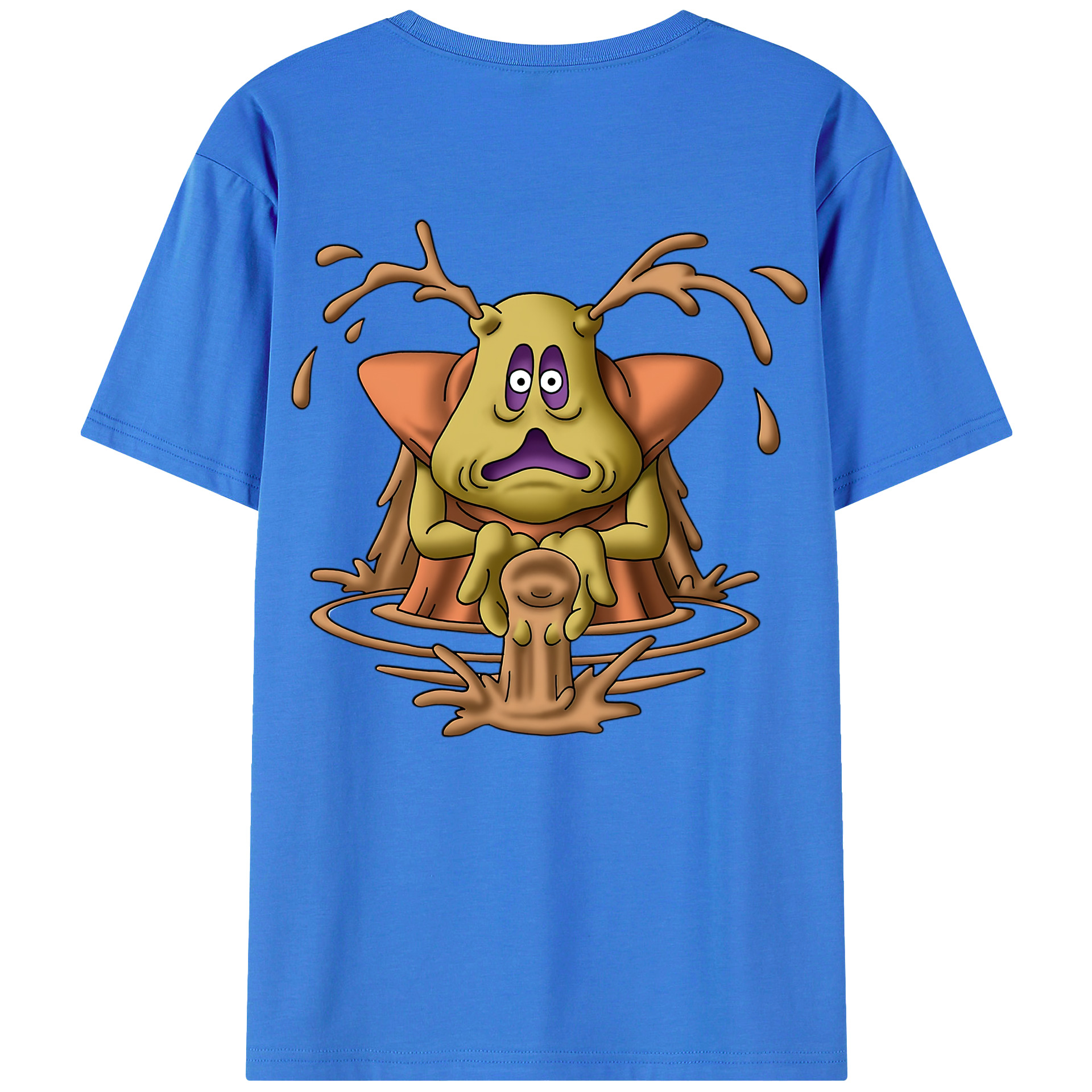 （画像用） ドラゴンクエスト Doragon Kuesuto Dragon Quest 綿100％半袖Tシャツ（背面プリント）