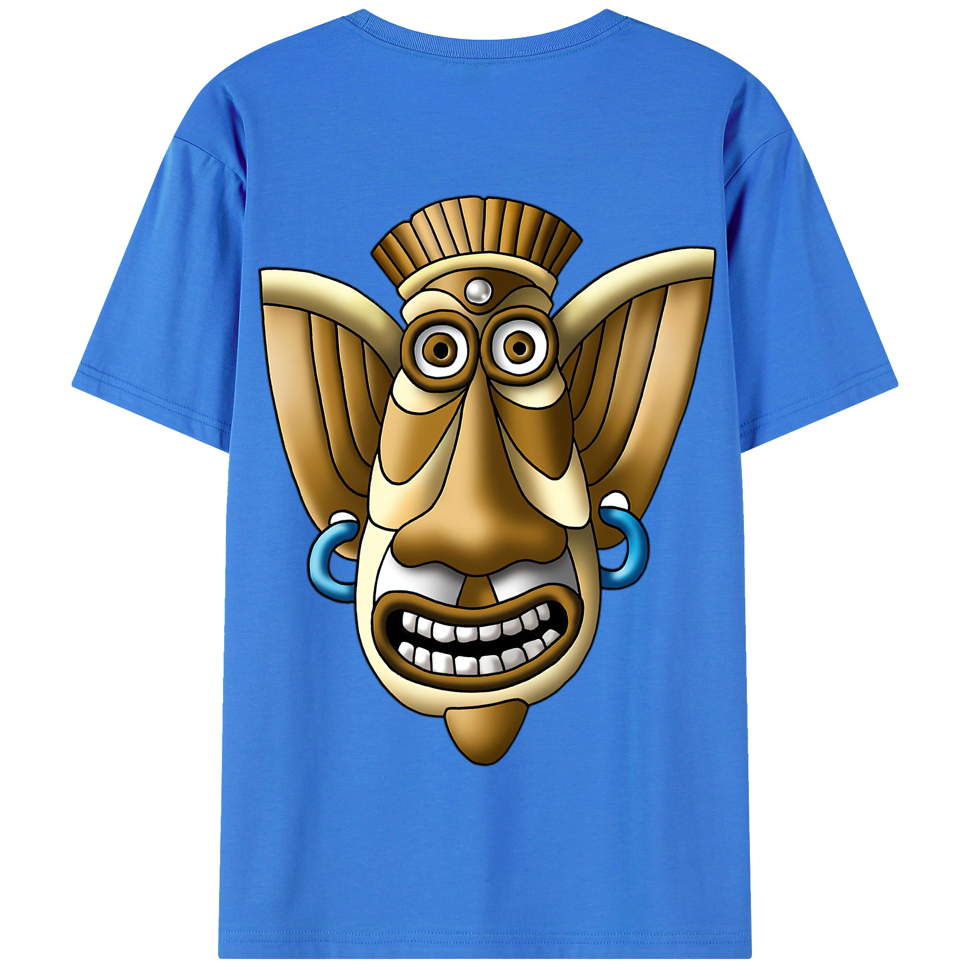 （画像用） ドラゴンクエスト Doragon Kuesuto Dragon Quest 綿100％半袖Tシャツ（背面プリント）