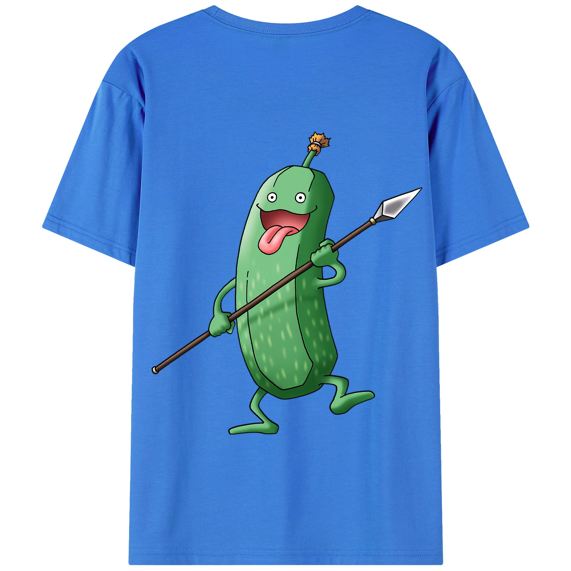 （画像用） ドラゴンクエスト Doragon Kuesuto Dragon Quest 綿100％半袖Tシャツ（背面プリント）