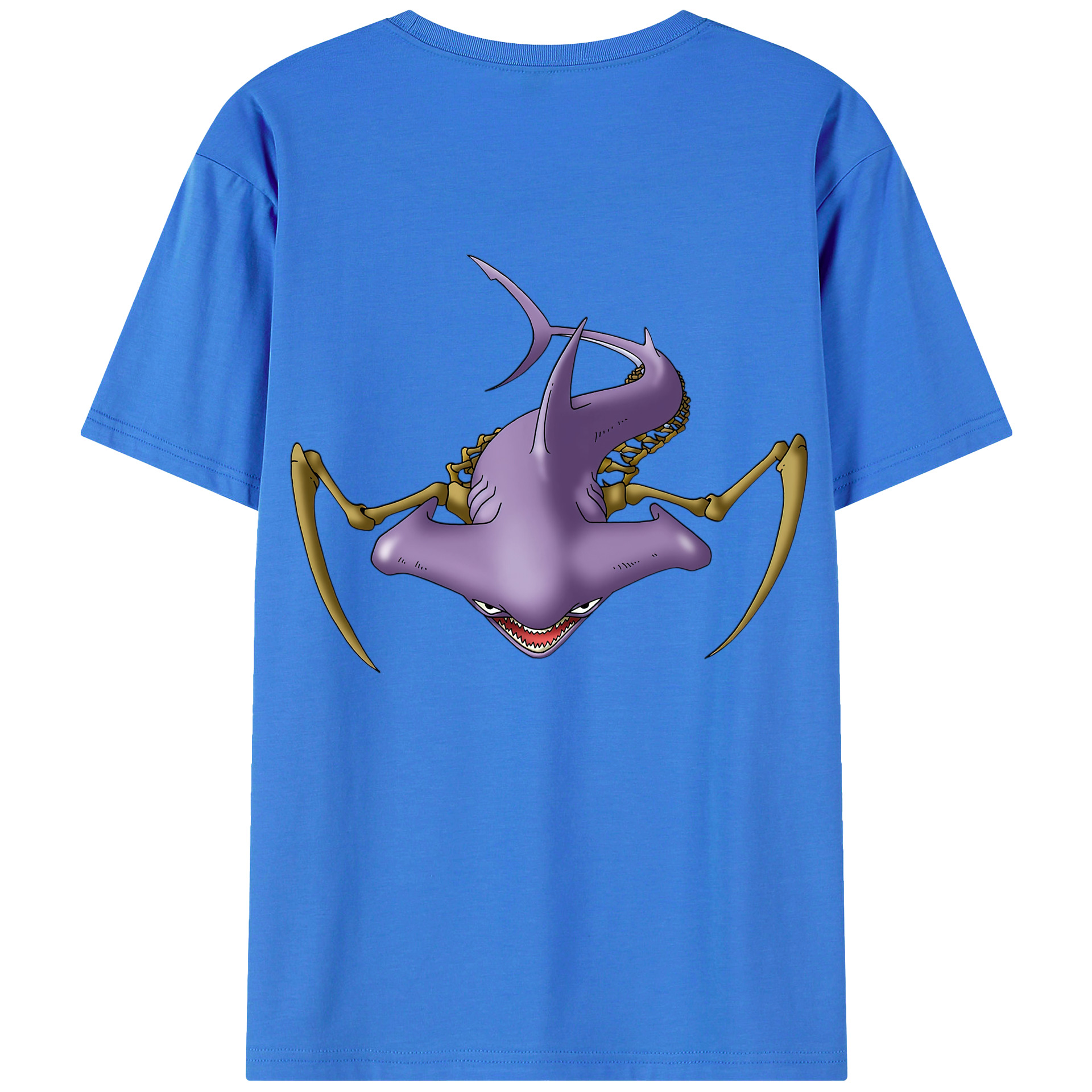 （画像用） ドラゴンクエスト Doragon Kuesuto Dragon Quest 綿100％半袖Tシャツ（背面プリント）