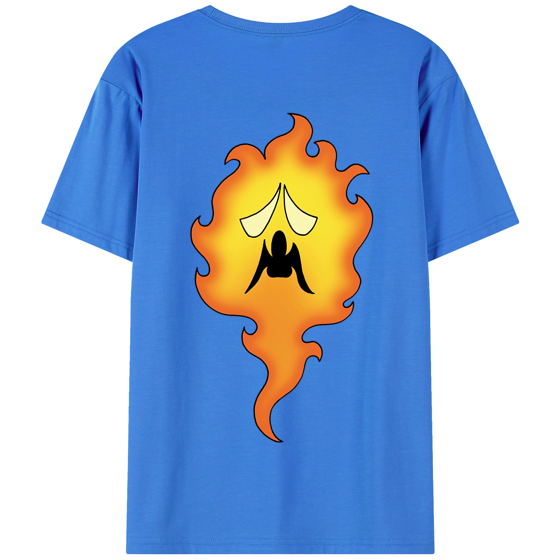 （画像用） ドラゴンクエスト Doragon Kuesuto Dragon Quest 綿100％半袖Tシャツ（背面プリント）