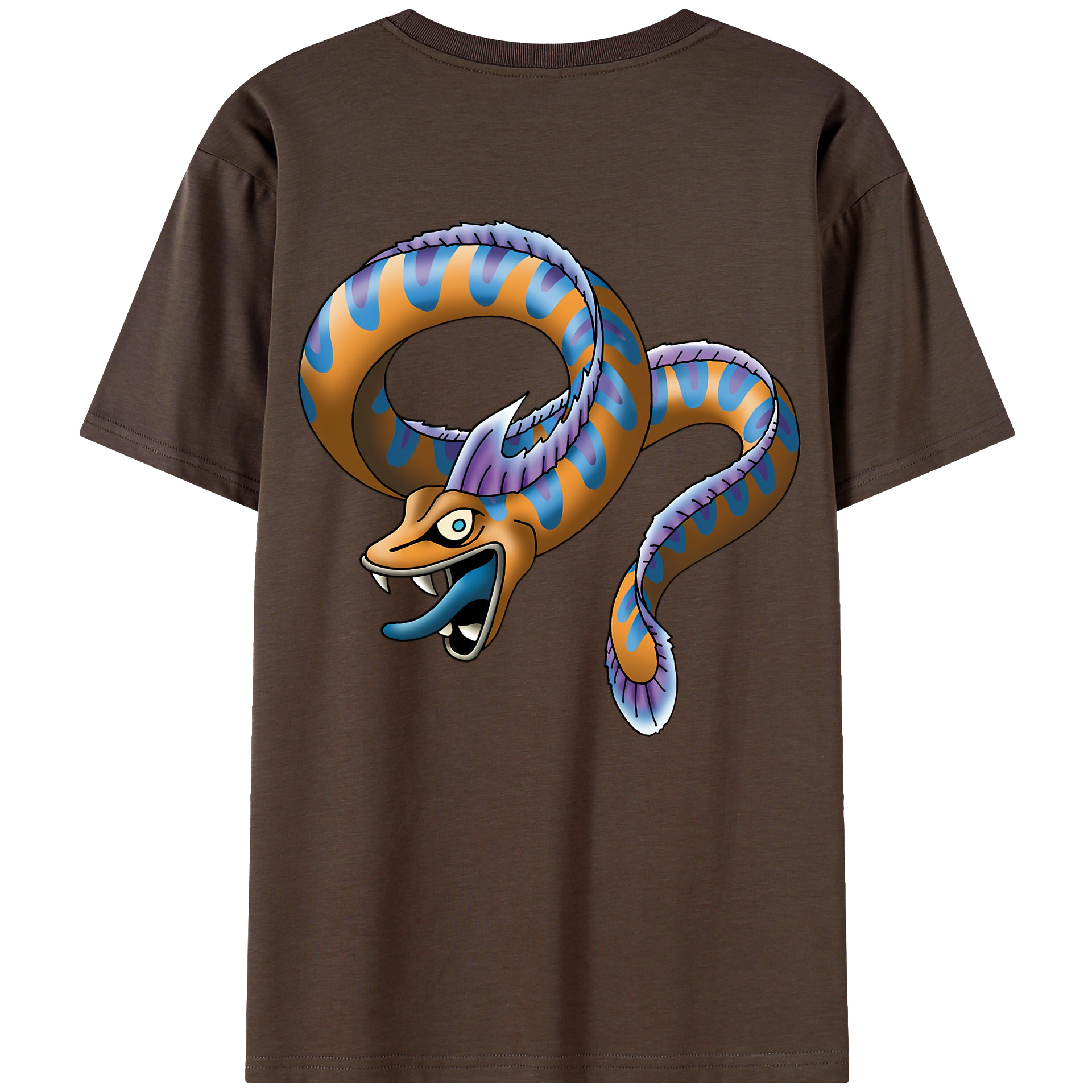 （画像用） ドラゴンクエスト Doragon Kuesuto Dragon Quest 綿100％半袖Tシャツ（背面プリント）