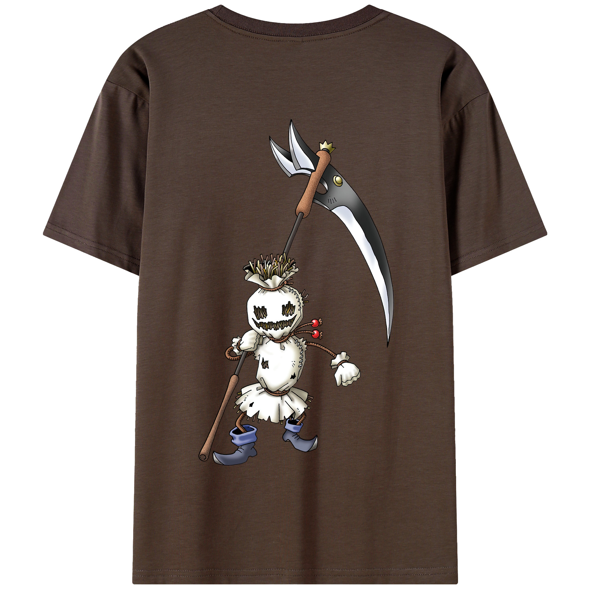 （画像用） ドラゴンクエスト Doragon Kuesuto Dragon Quest 綿100％半袖Tシャツ（背面プリント）