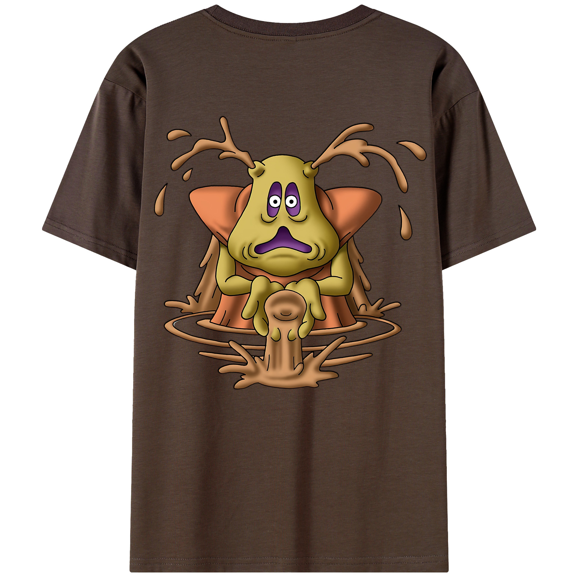 （画像用） ドラゴンクエスト Doragon Kuesuto Dragon Quest 綿100％半袖Tシャツ（背面プリント）
