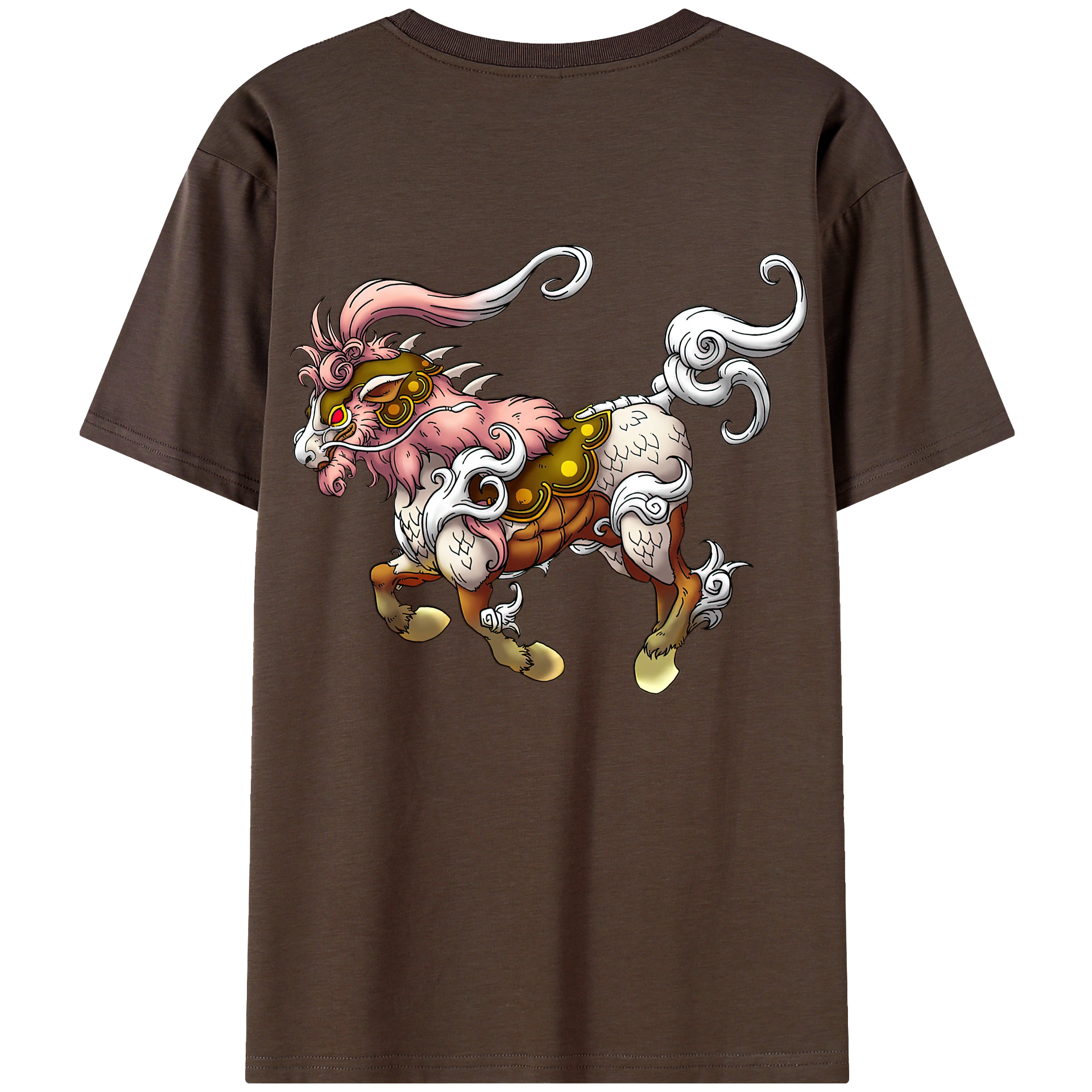 （画像用） ドラゴンクエスト Doragon Kuesuto Dragon Quest 綿100％半袖Tシャツ（背面プリント）