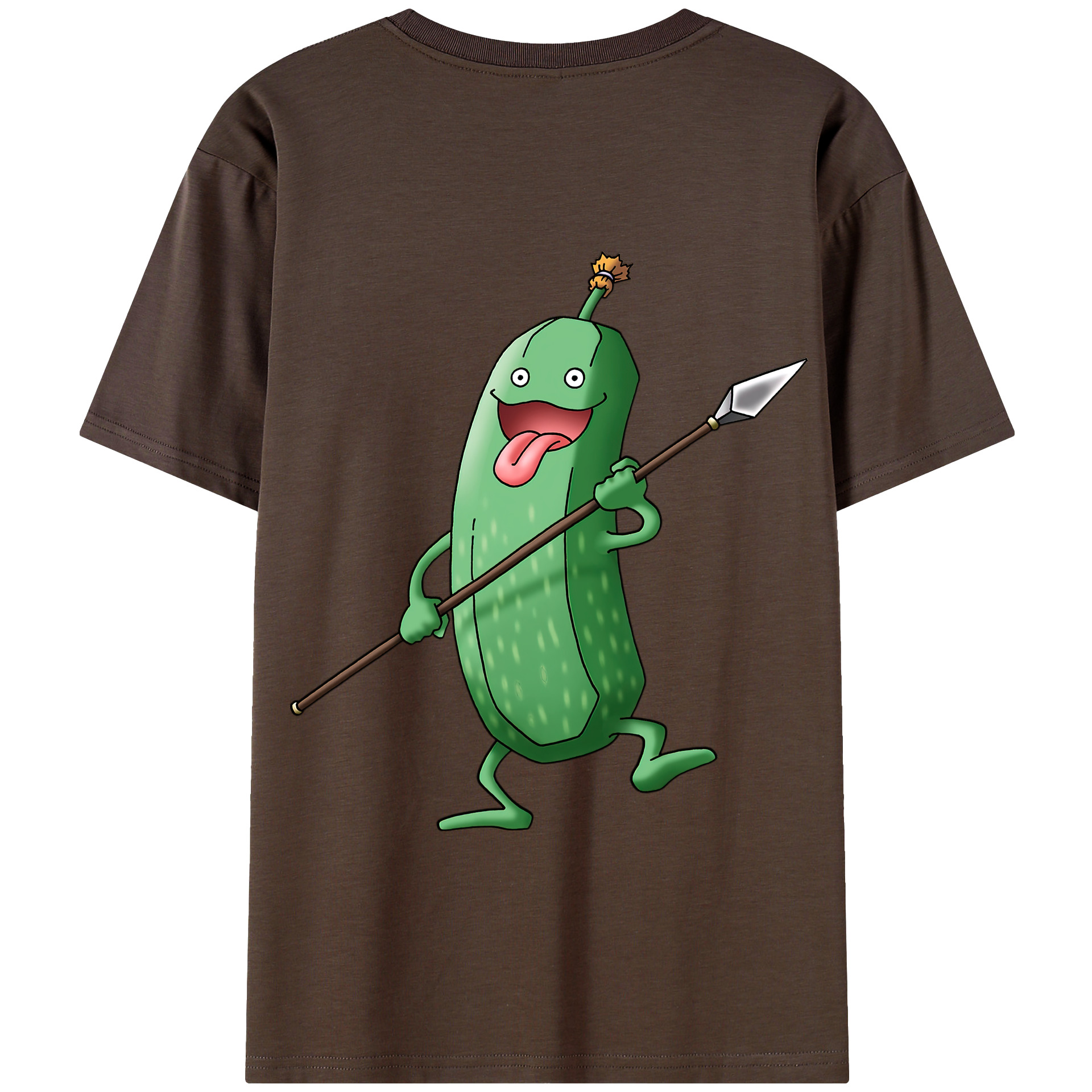 （画像用） ドラゴンクエスト Doragon Kuesuto Dragon Quest 綿100％半袖Tシャツ（背面プリント）