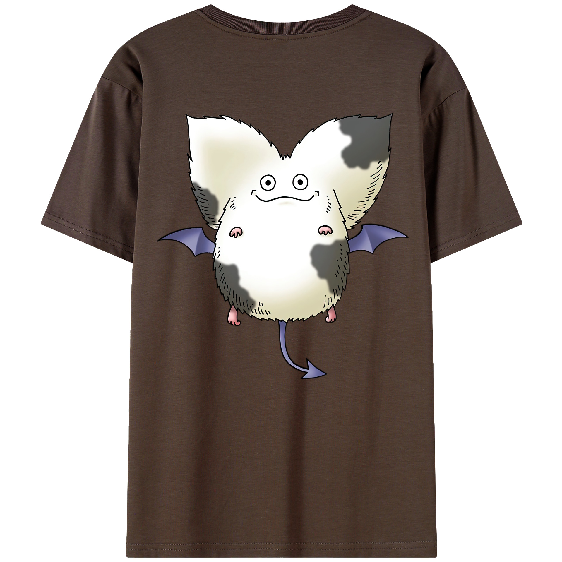 （画像用） ドラゴンクエスト Doragon Kuesuto Dragon Quest 綿100％半袖Tシャツ（背面プリント）