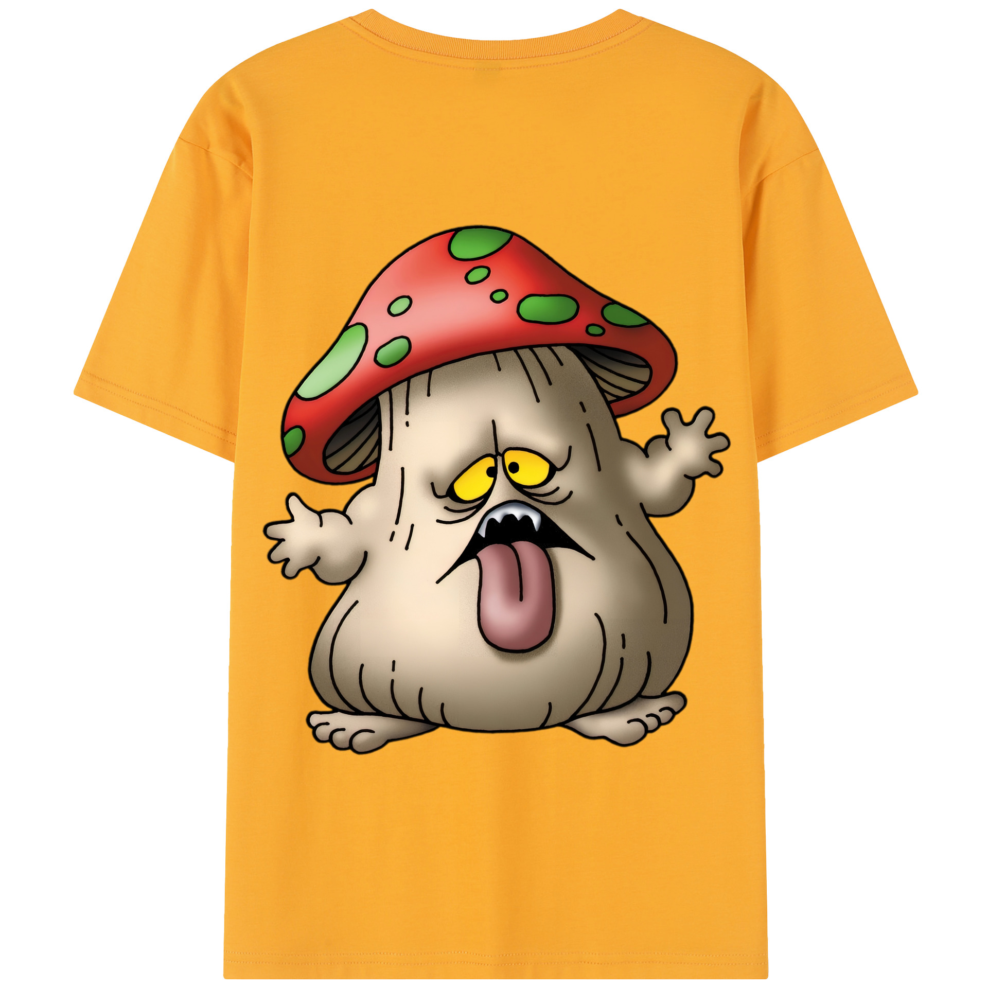 （画像用） ドラゴンクエスト Doragon Kuesuto Dragon Quest 綿100％半袖Tシャツ（背面プリント）