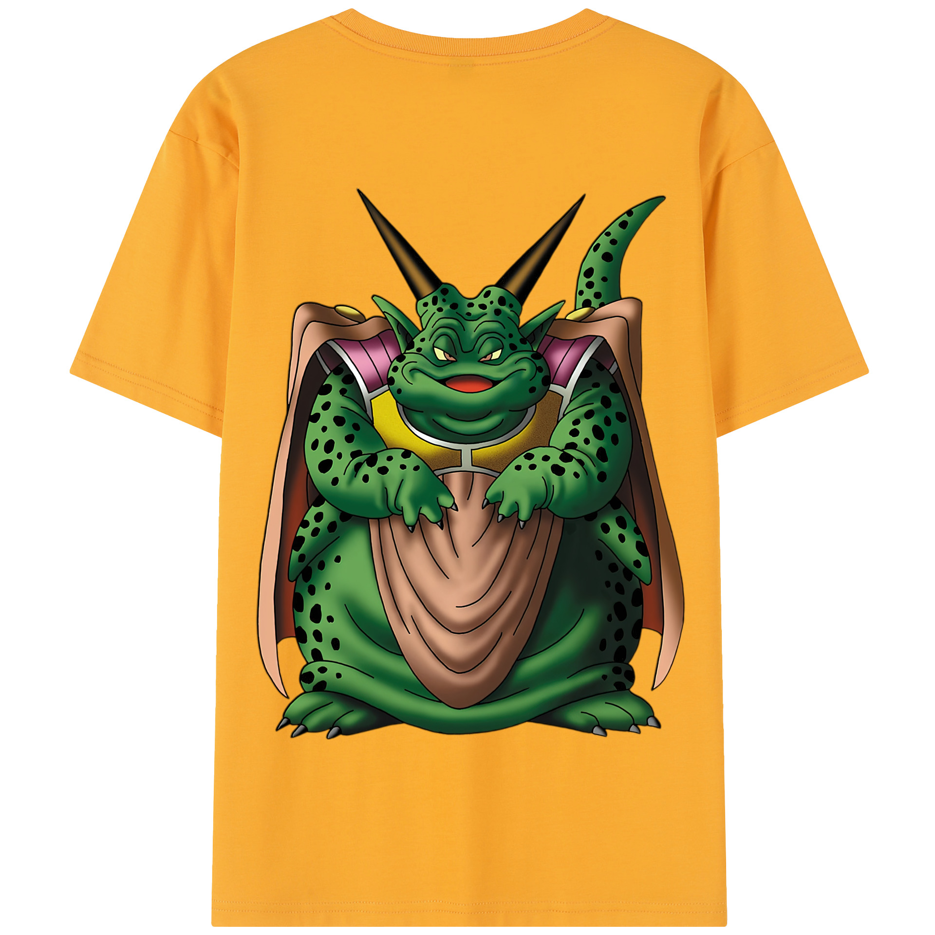 （画像用） ドラゴンクエスト Doragon Kuesuto Dragon Quest 綿100％半袖Tシャツ（背面プリント）