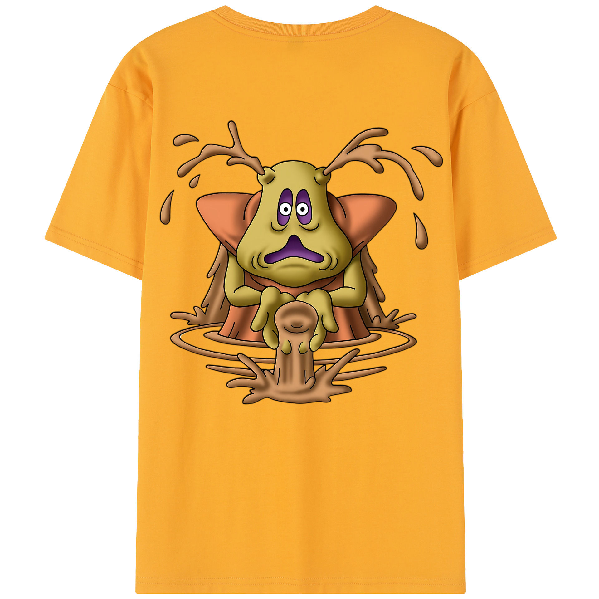 （画像用） ドラゴンクエスト Doragon Kuesuto Dragon Quest 綿100％半袖Tシャツ（背面プリント）